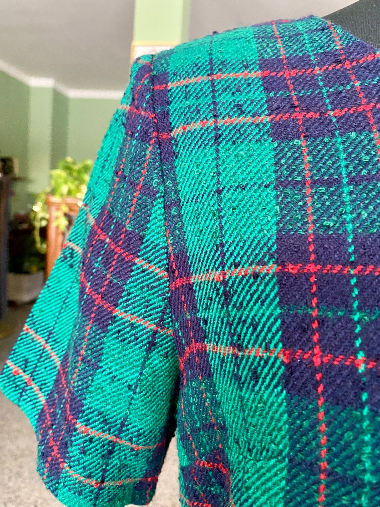 Completo abito + giacca tartan - TG. 42