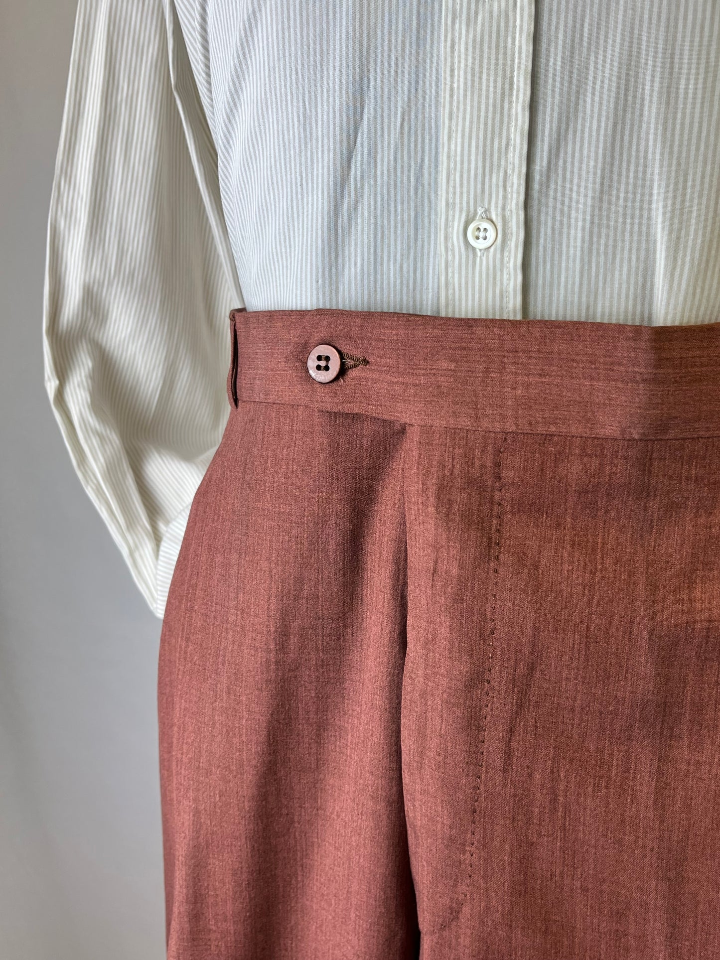 Calzoni lana ruggine tg. 54