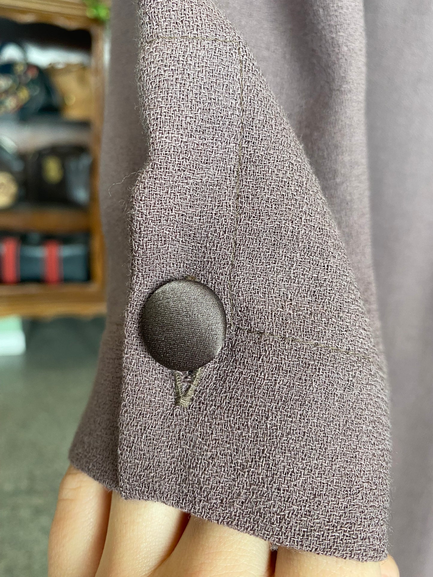 Completo abito + giacca glicine - TG. 46 circa