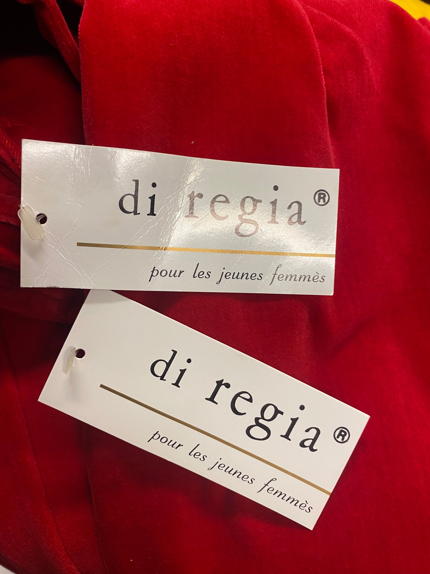 Pantaloni in velluto rosso - TG. 38/40