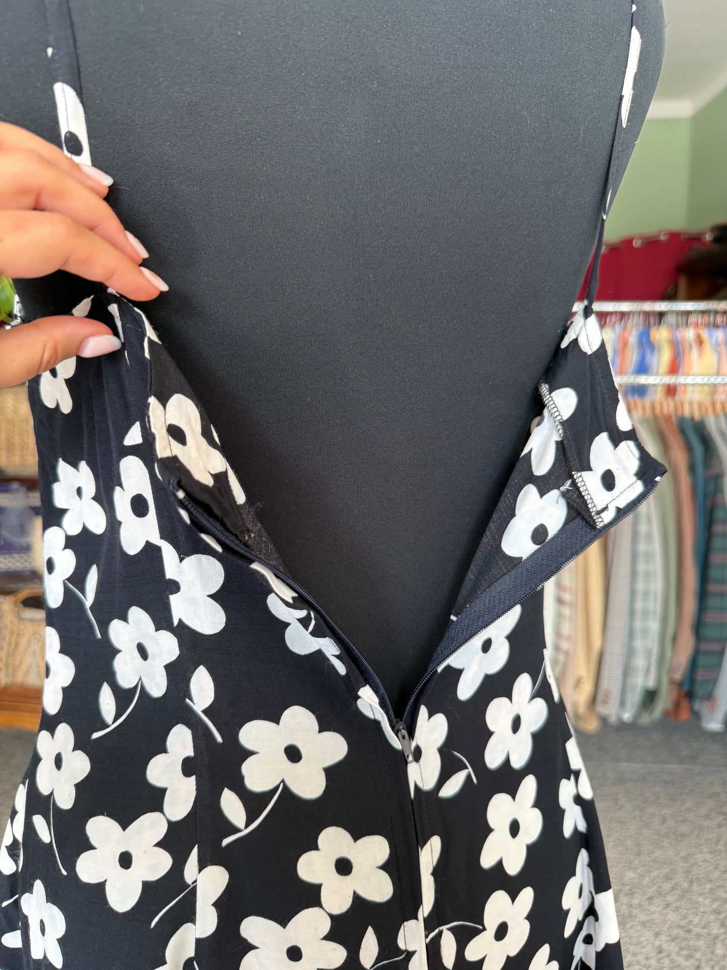 Mini dress con margherite - TG. 38