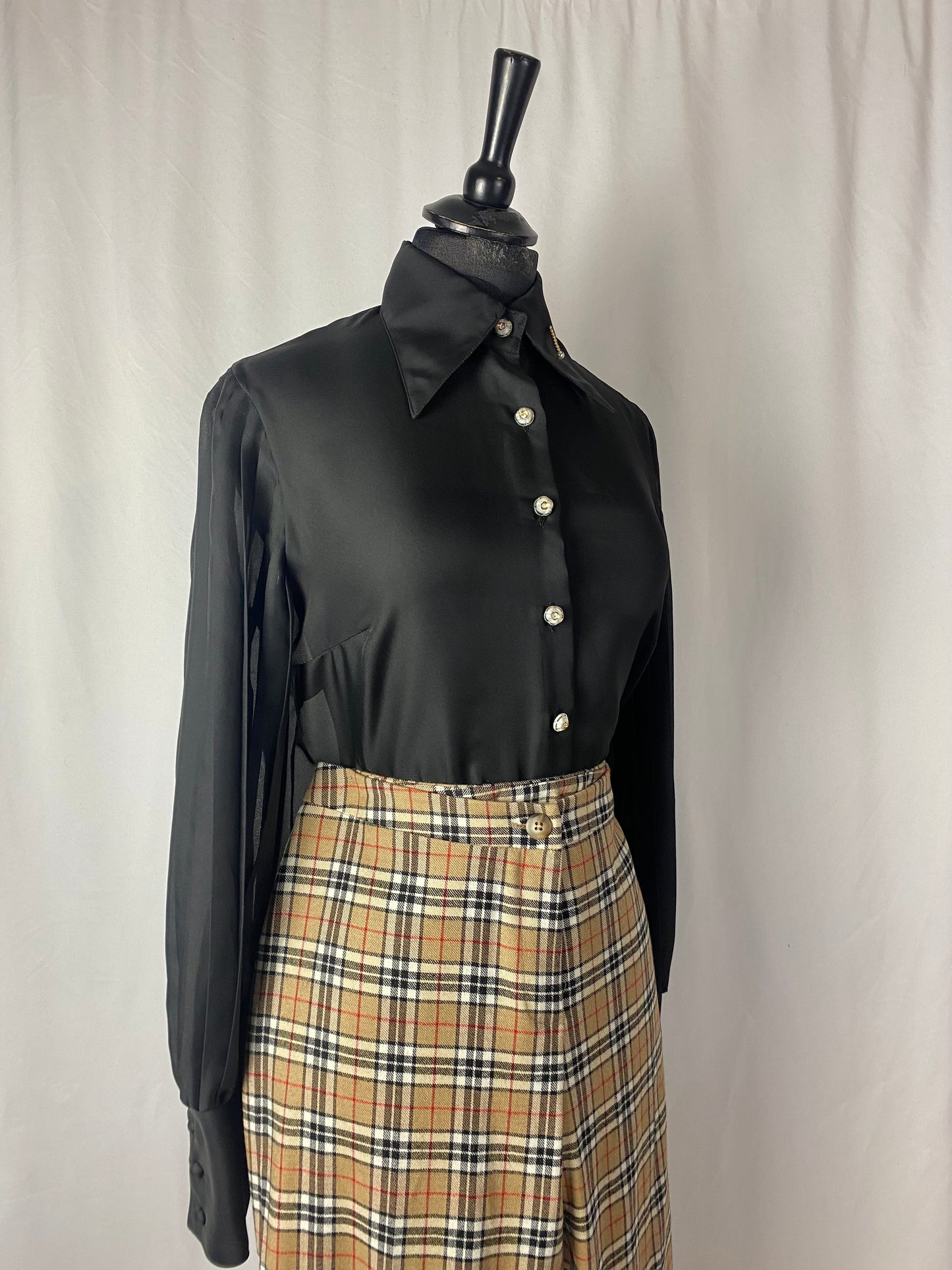 Camicia anni ‘70 in organza - TG. 40/42