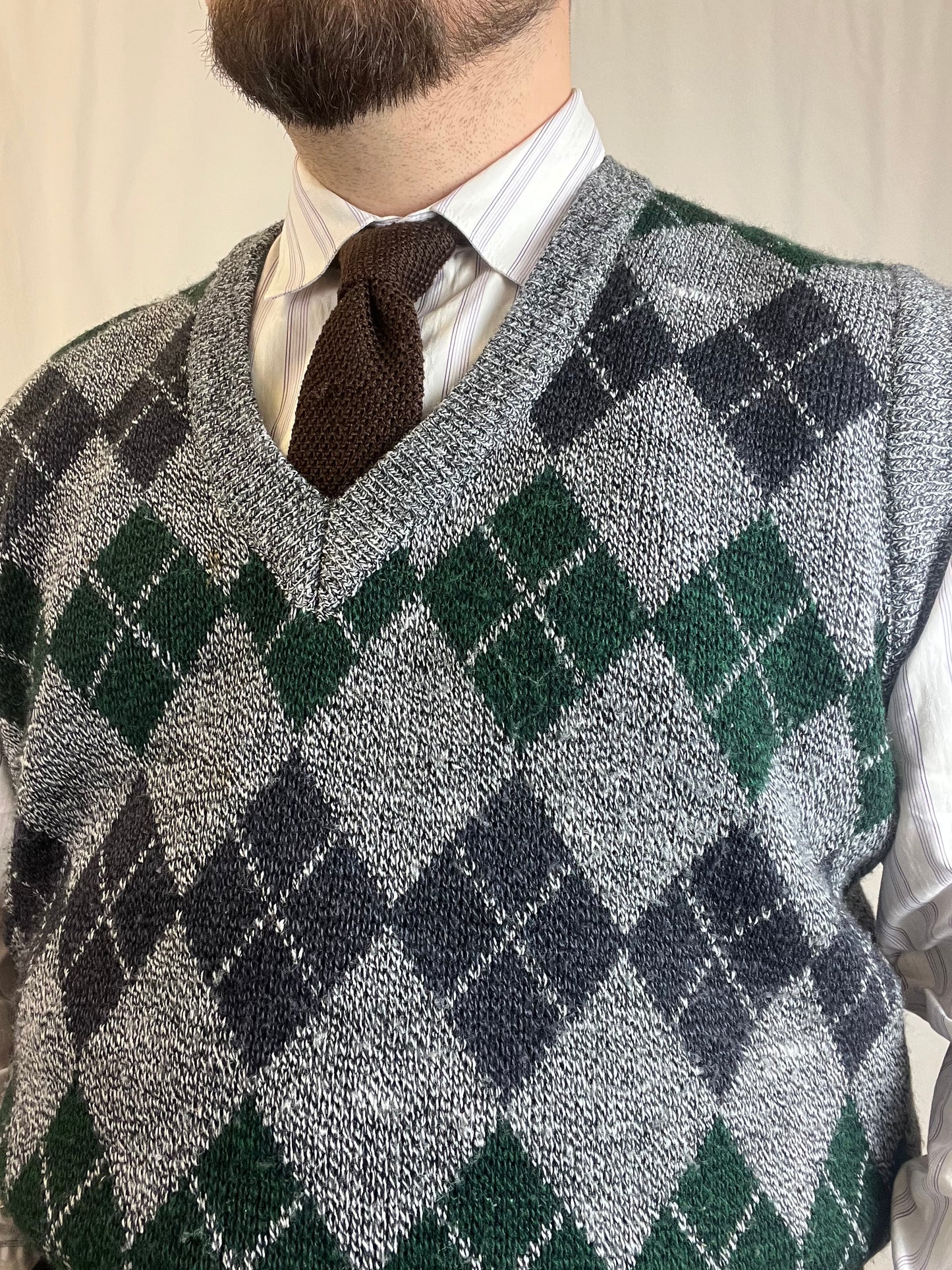Gilet in maglia anni ‘80 tg. L-XL