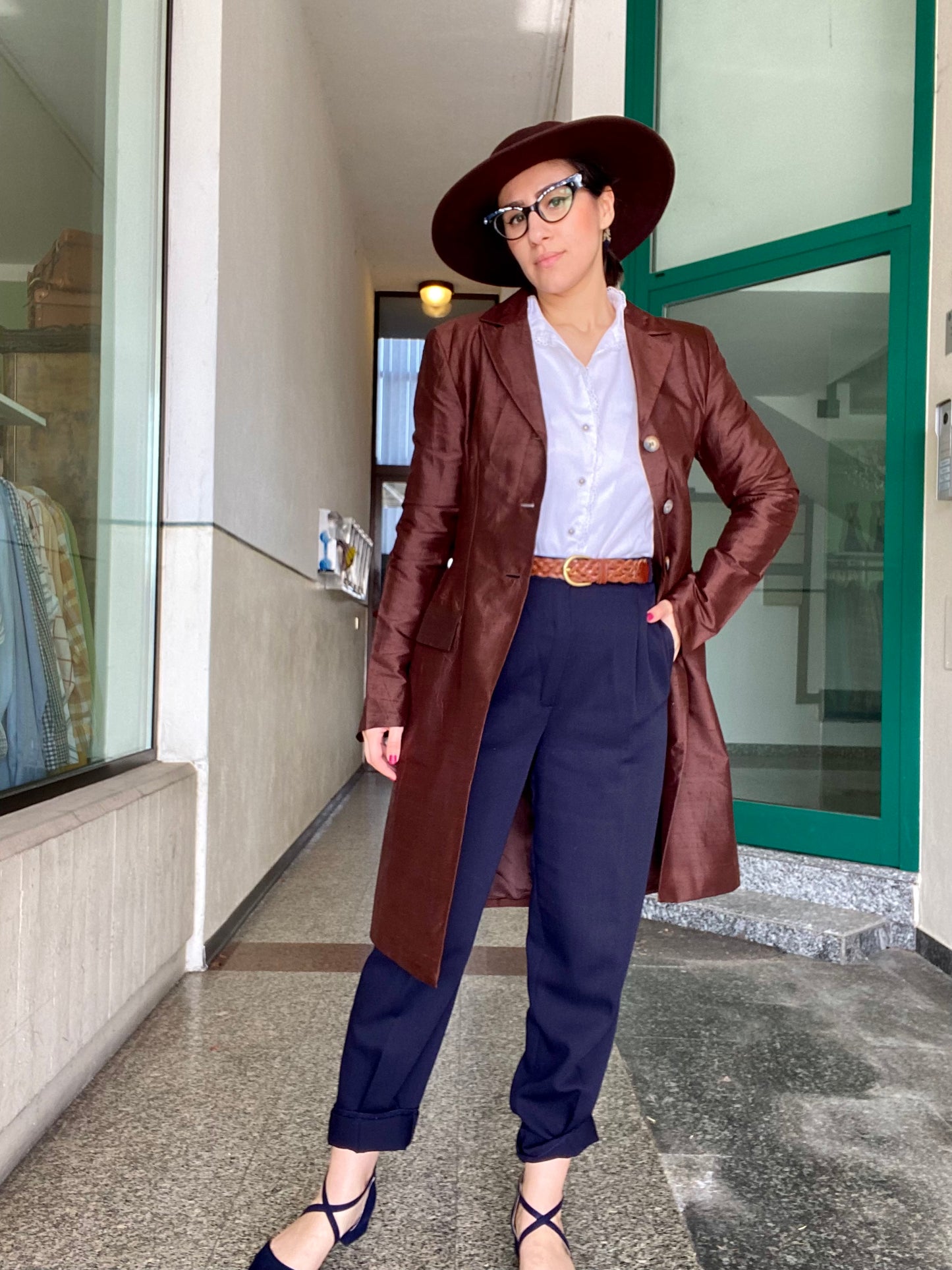 Soprabito in shantung - TG. 40/42