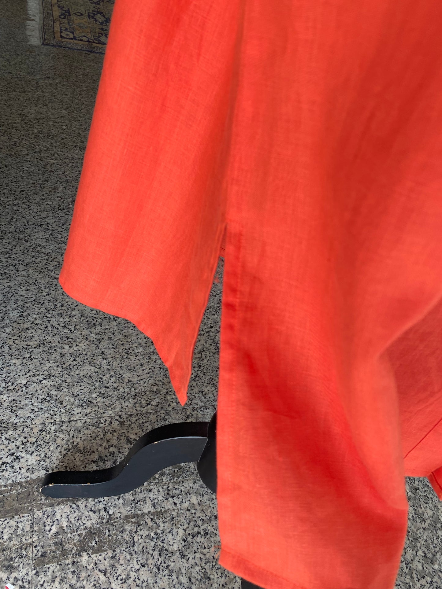 Abito arancio 100% lino - TG. 44/46