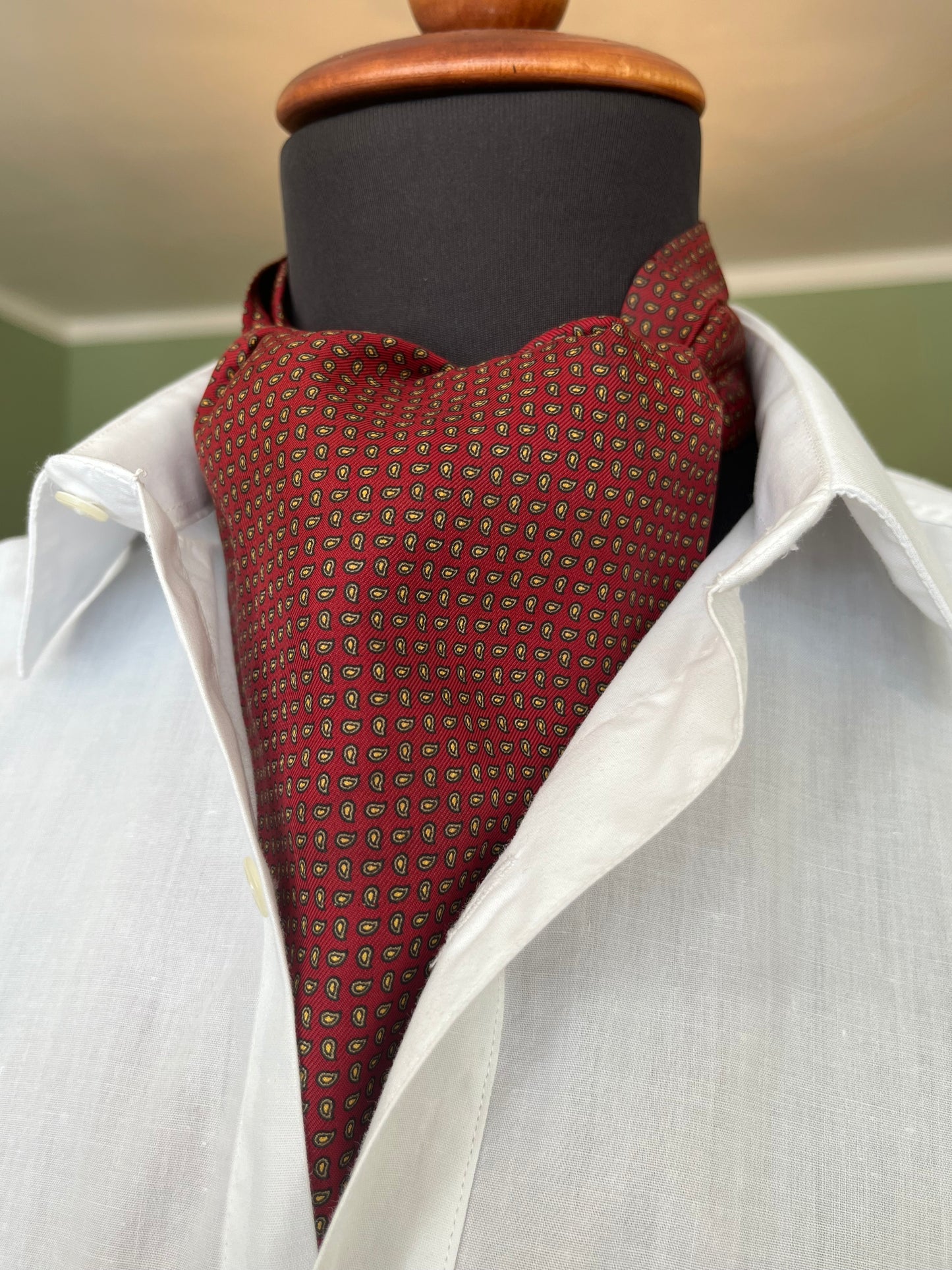 Ascot seta micro-fantasia