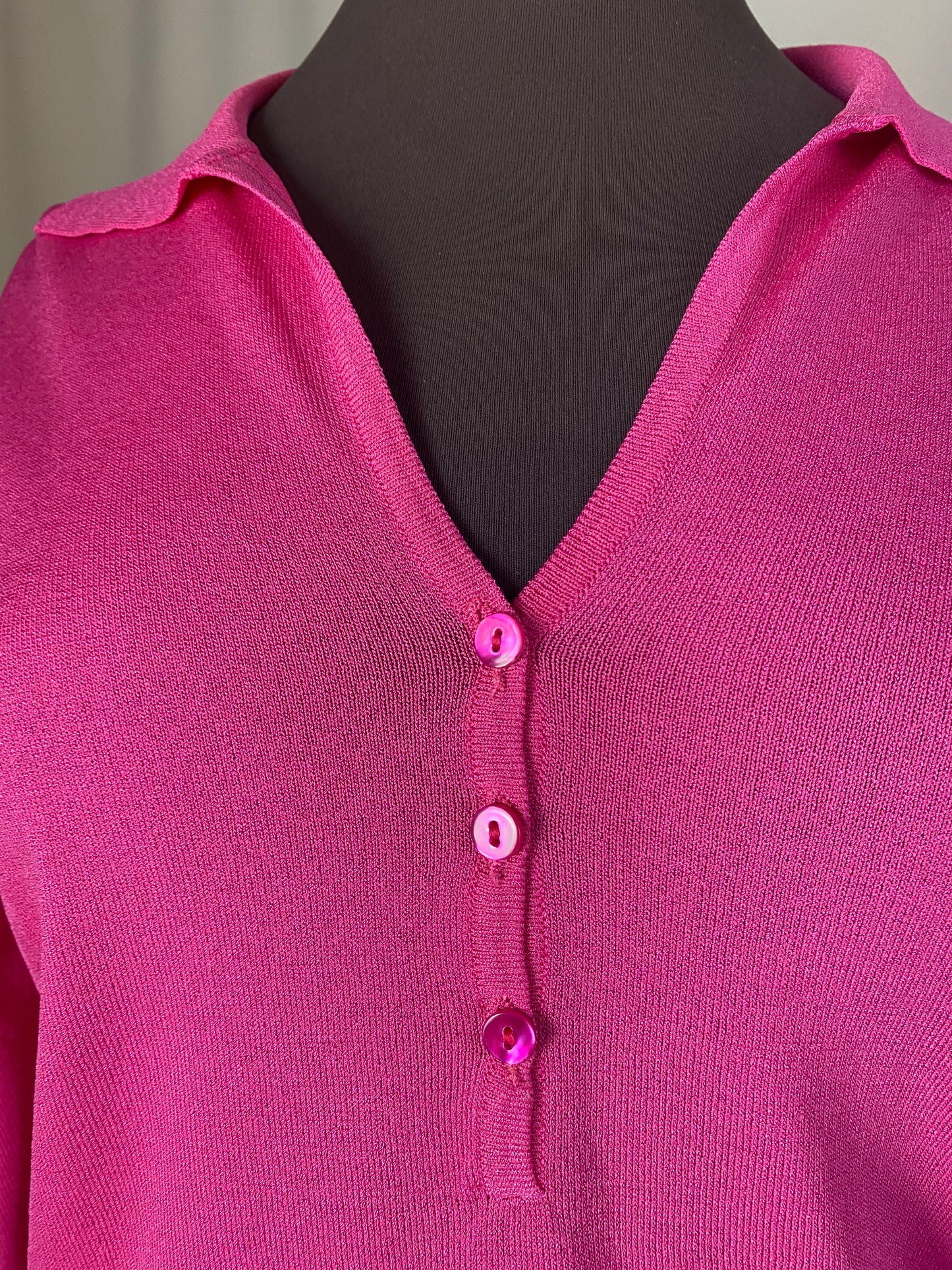 Polo rosa shocking - TG. 42/44