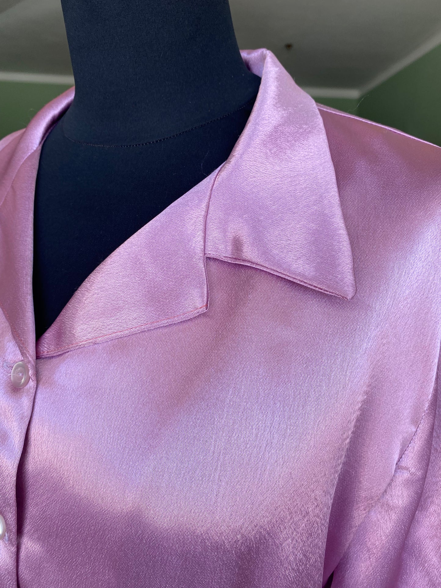 Camicia glicine in raso - TG. 38/40
