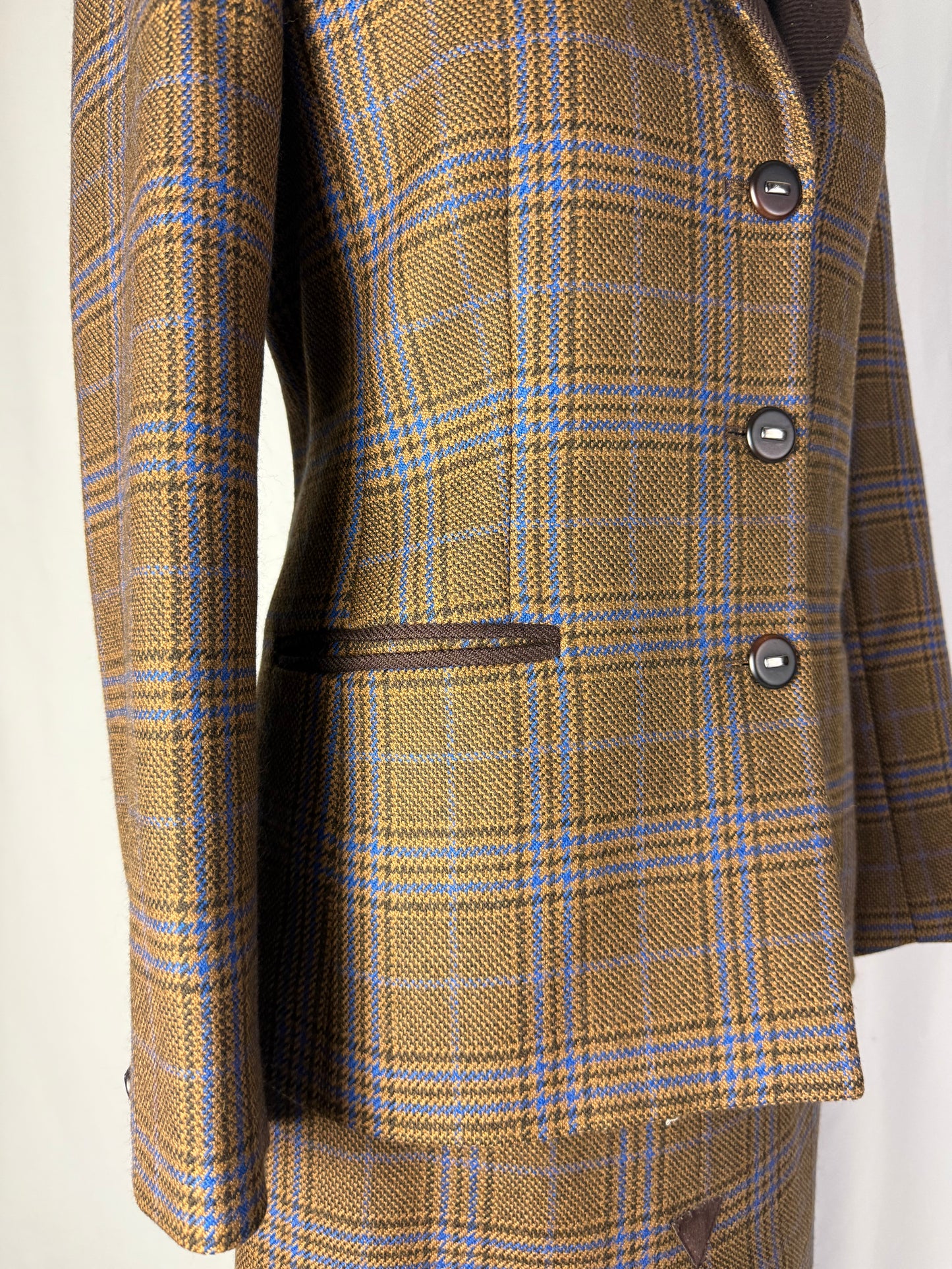 Tailleur anni ’80 power dressing in pura lana - TG. 40