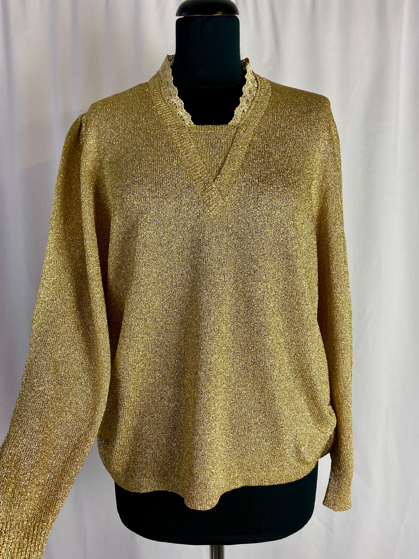 Blusa oro in lurex - TG. 44/46