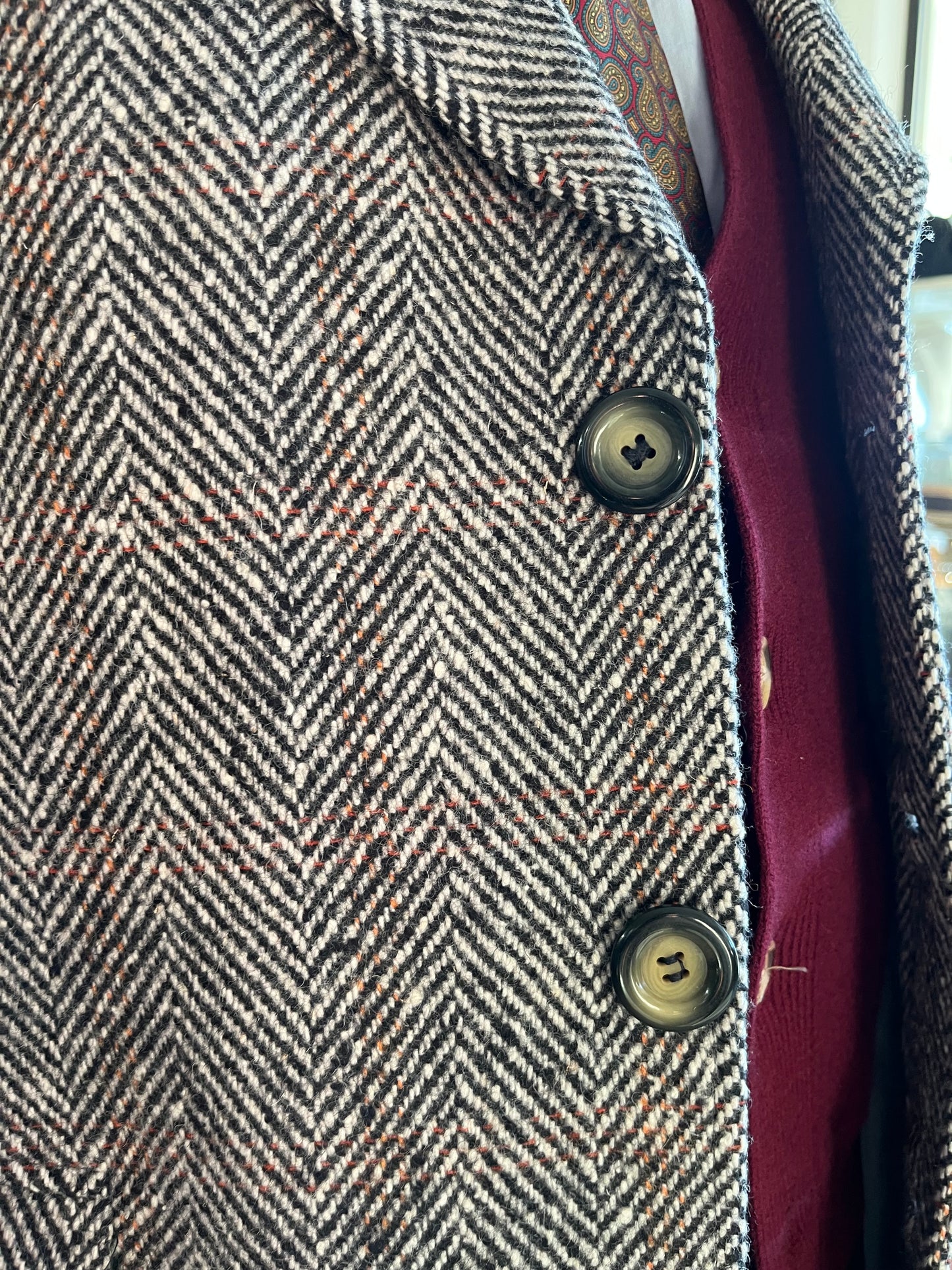 Cappotto tweed anni '70 tg. 44