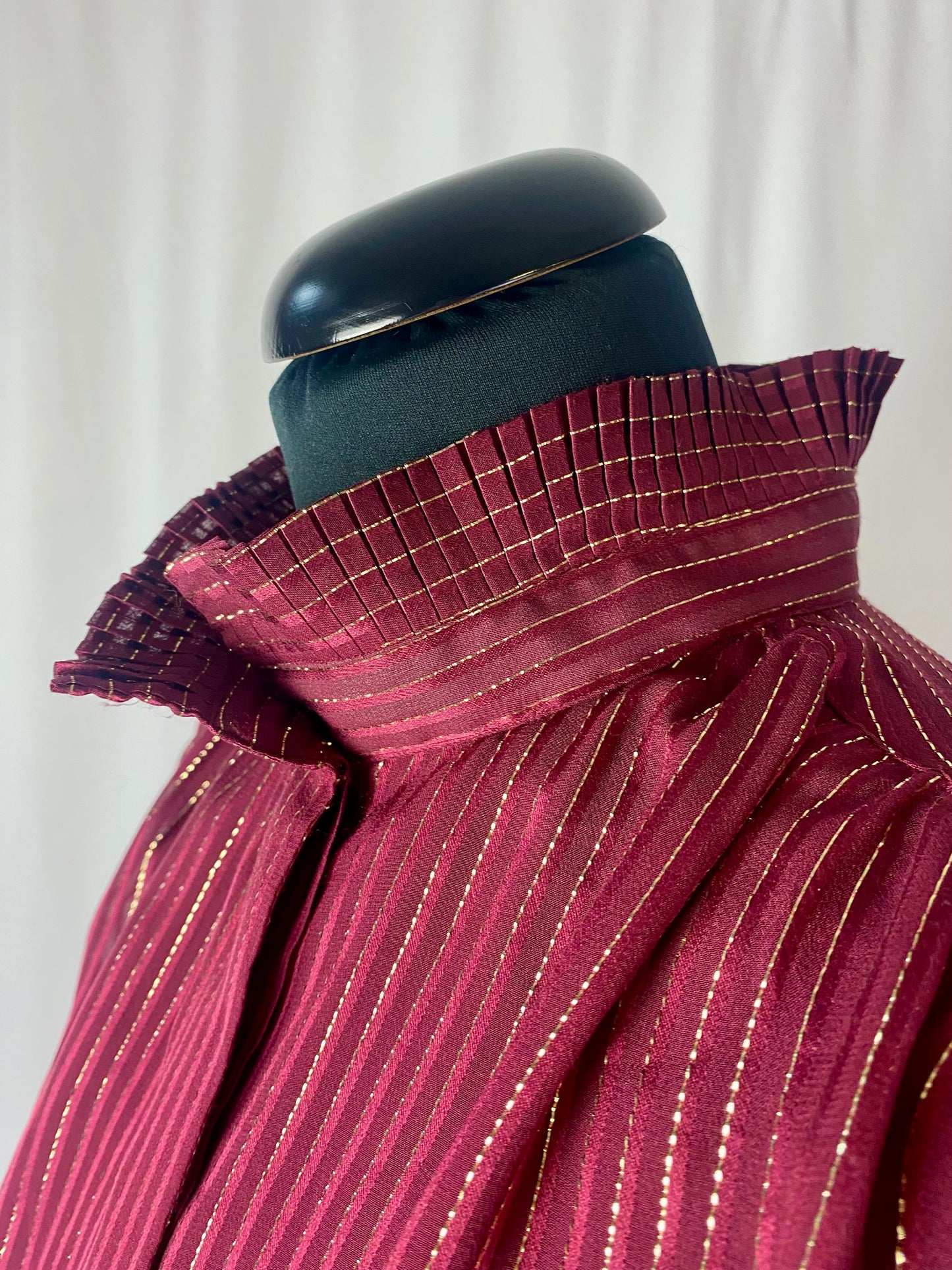 Camicia in seta bordeaux - TG. 40/42
