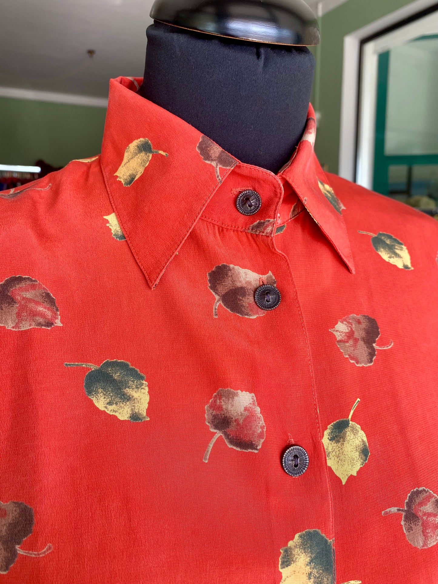 Camicia anni ‘80 in pura seta - TG. 48/50