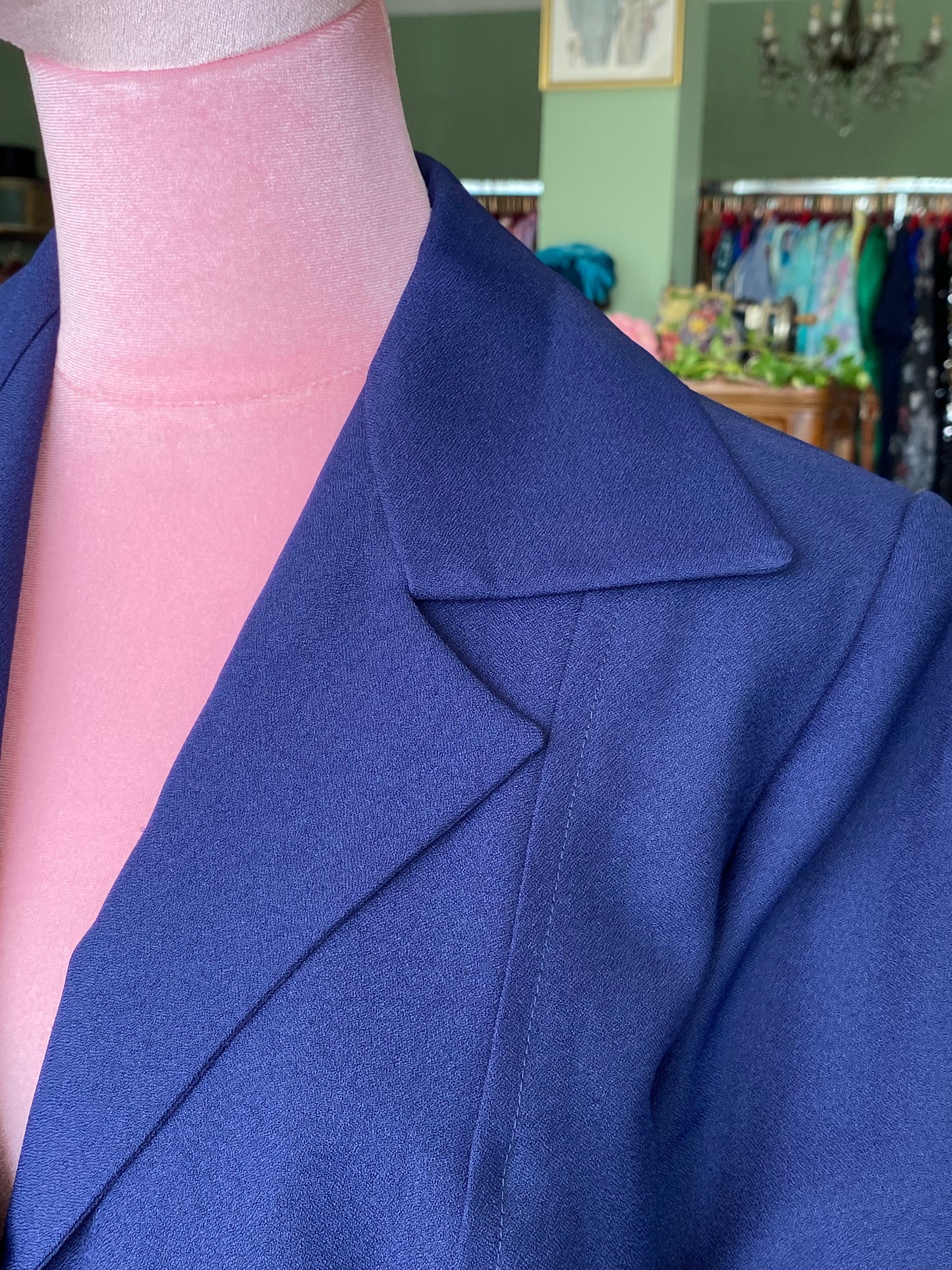 Soprabito sartoriale blu anni ‘60 - TG. 44/46