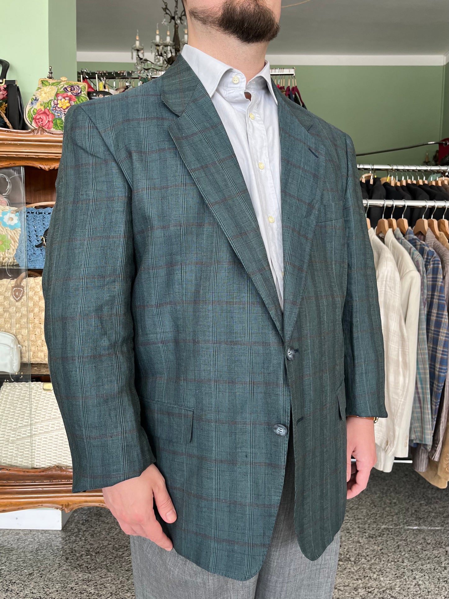Giacca Ungaro anni ‘80 in lino tg. 54-56