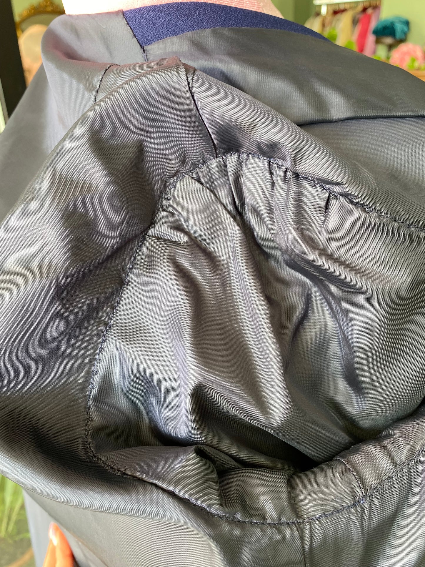 Soprabito sartoriale blu anni ‘60 - TG. 44/46