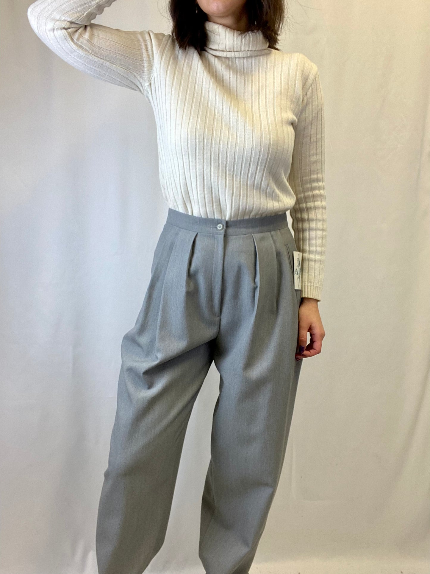 Pantaloni baggy grigi - TG. 42