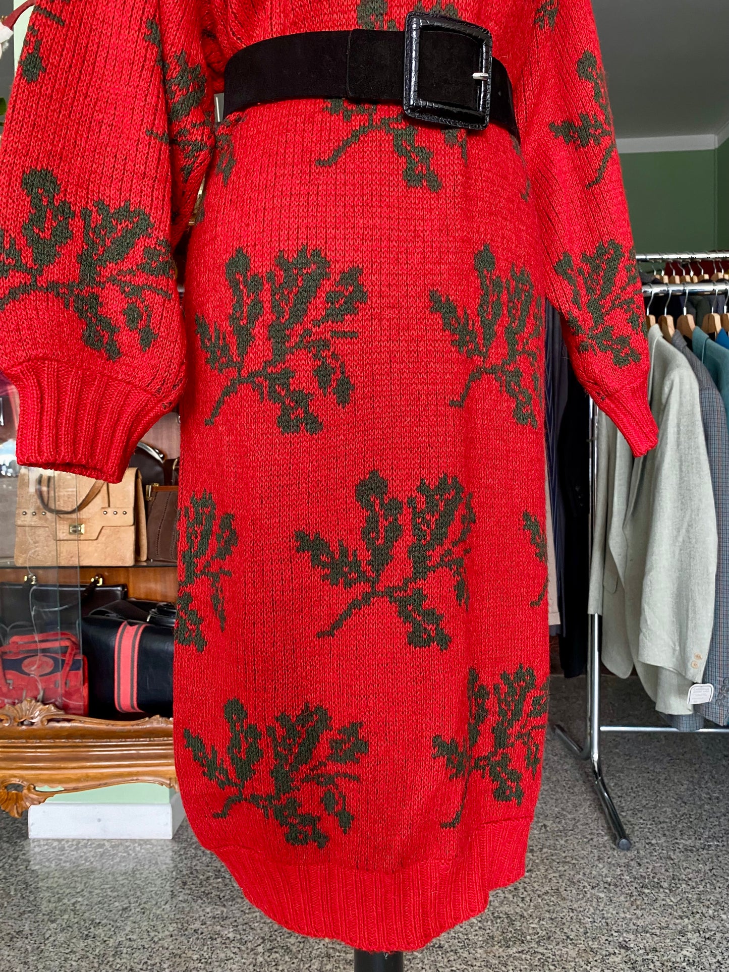 Abito in lana con aghifogli - TG. 42/44/46