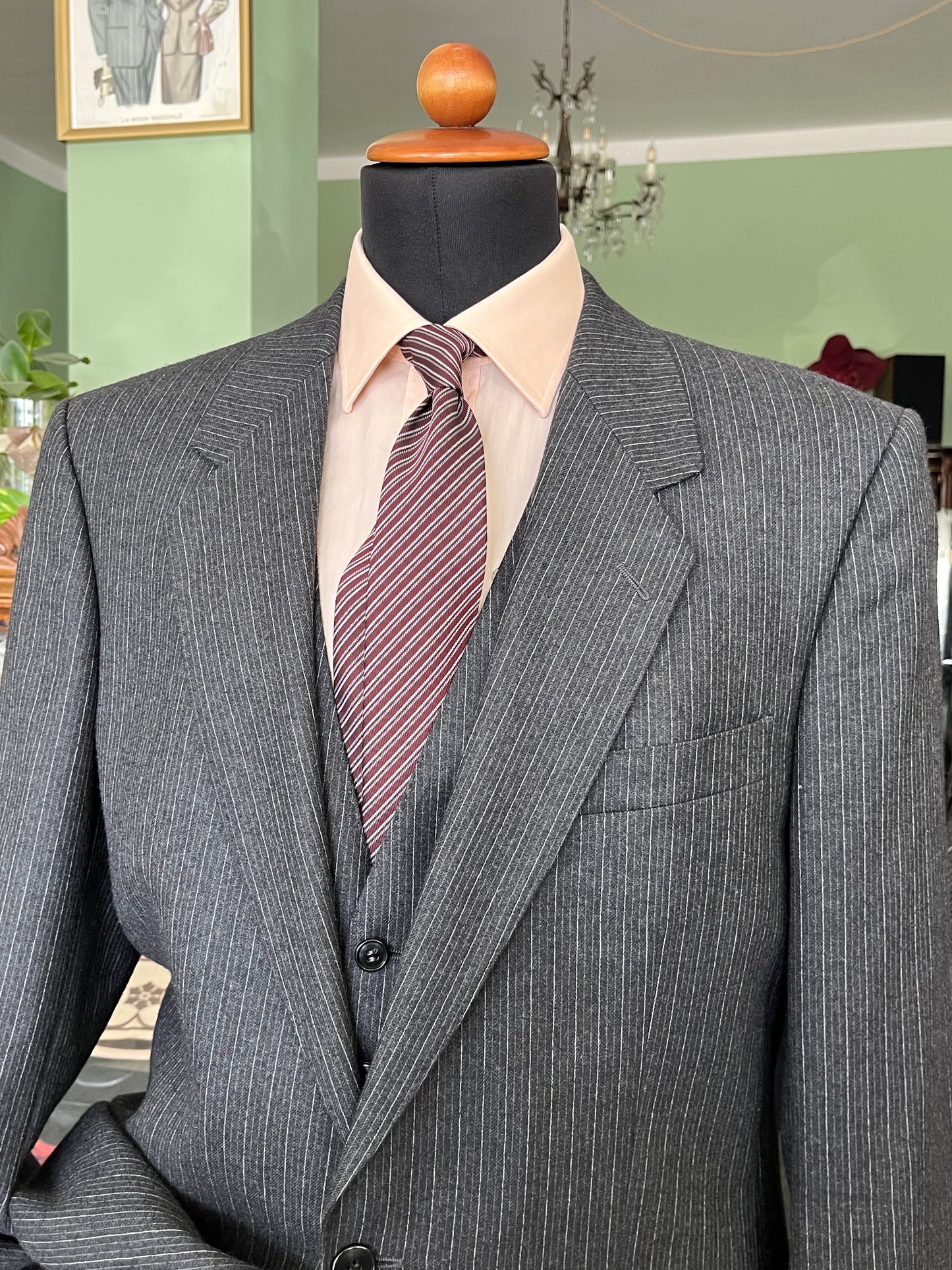 Completo tre pezzi anni '70 tg. 50-52