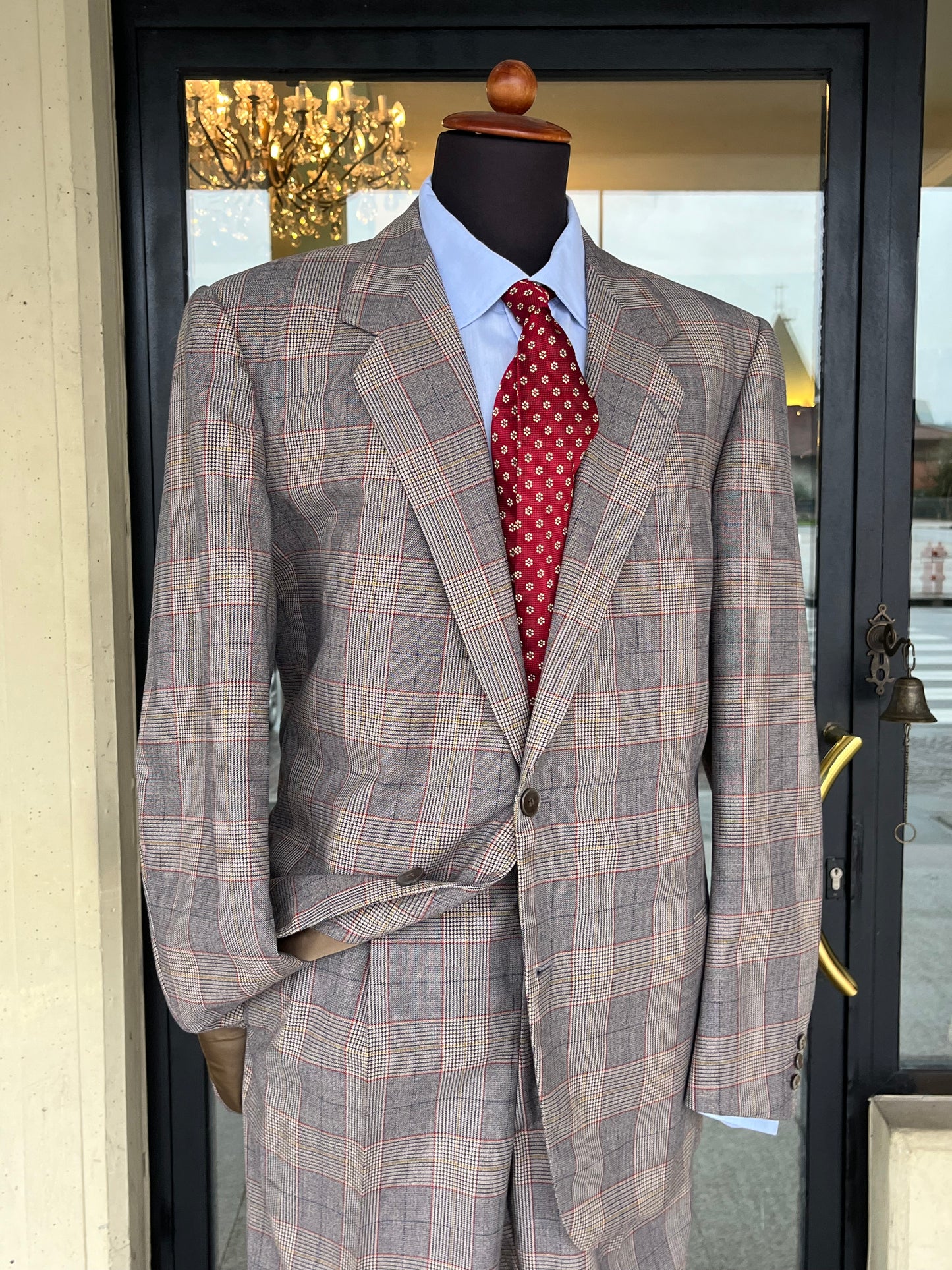 Completo sartoriale anni ‘80 Principe di Galles tg. 52-54