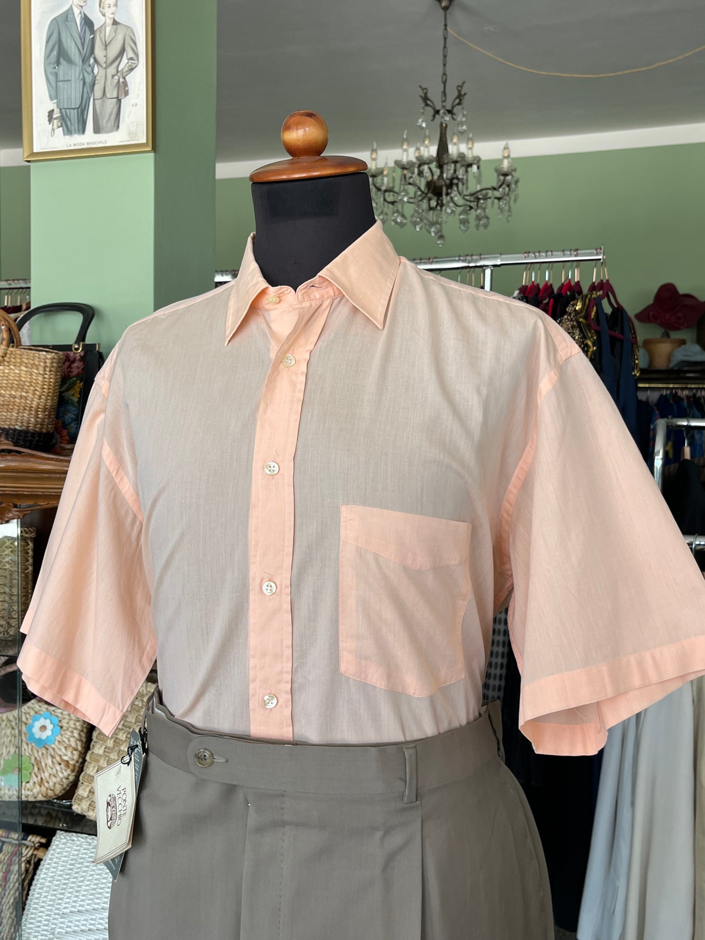Camicia a maniche corte M-L