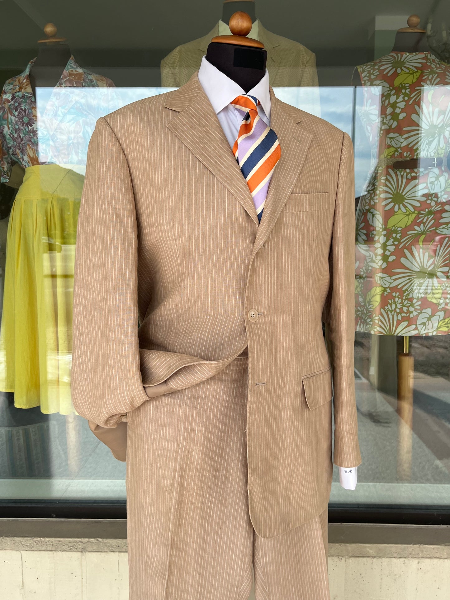 Completo in lino tg. 50-52