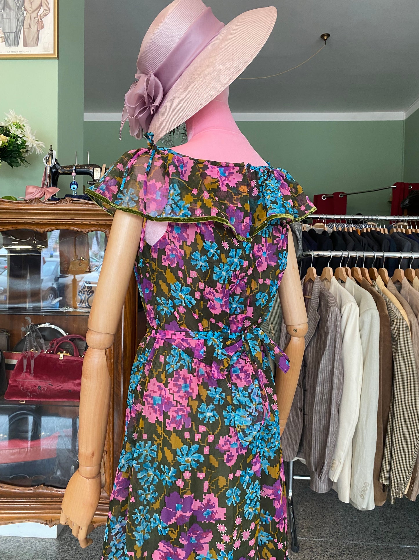 Maxi dress floreale anni ‘70 - TG. 40/42