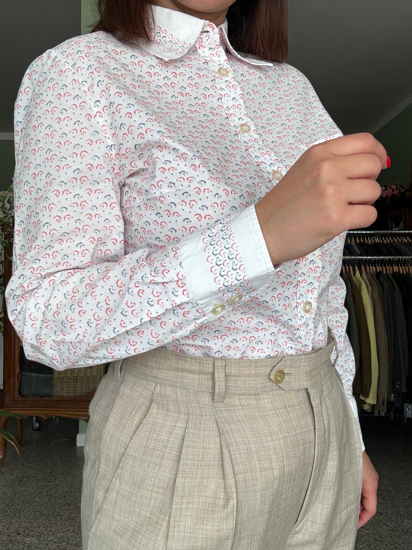 Camicia con cavalli 🐴 - TG. 40/42