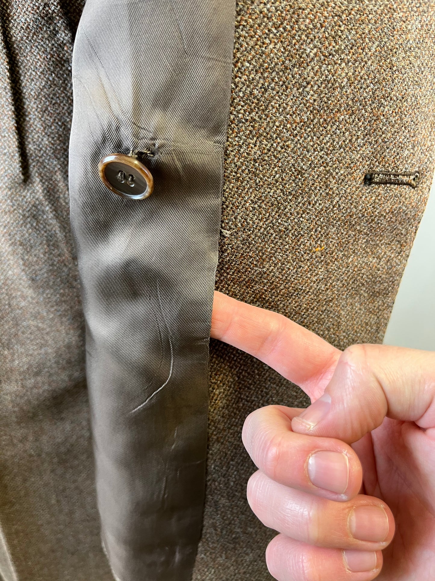 Completo anni '80 tweed tg.44
