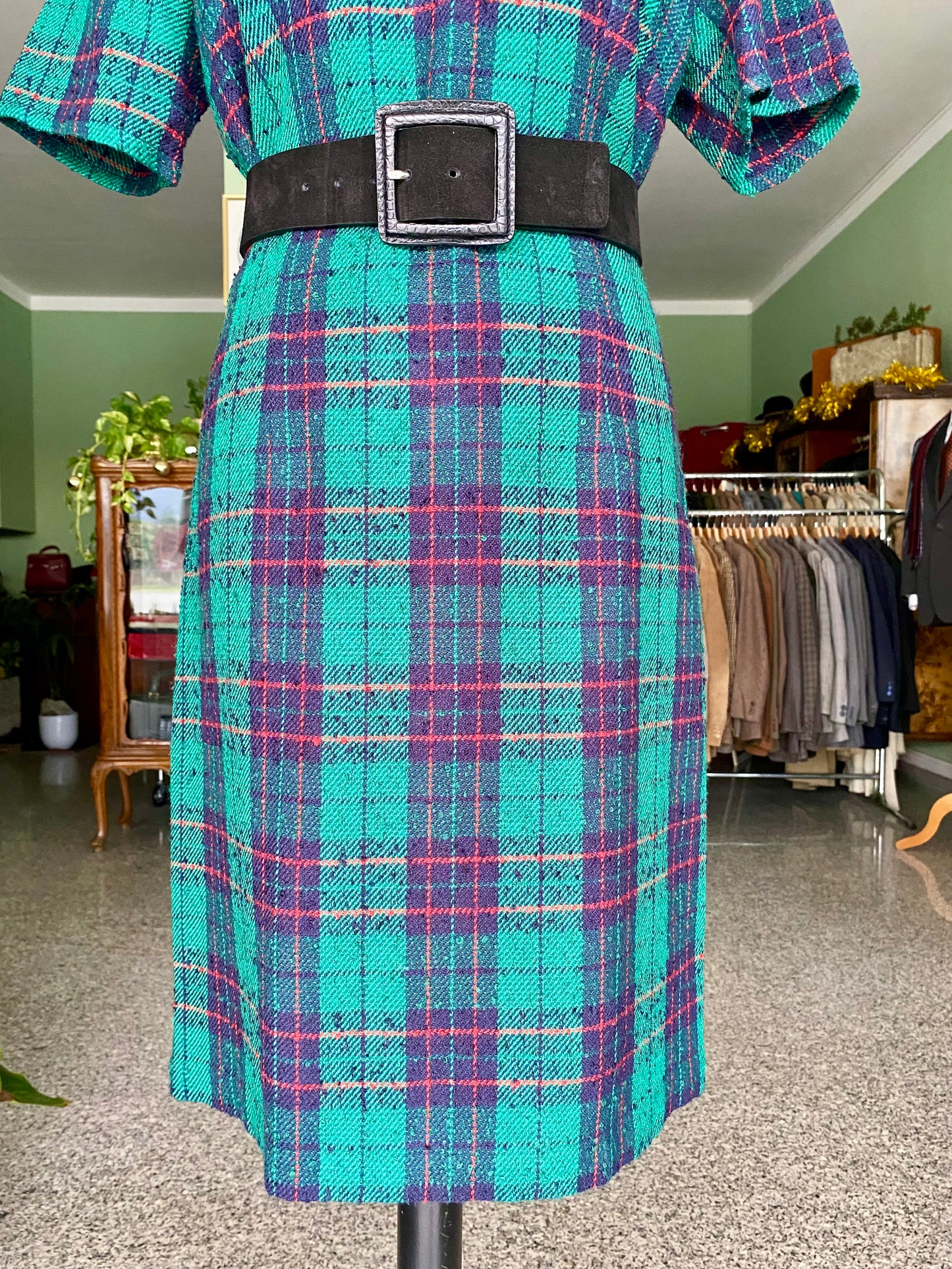 Completo abito + giacca tartan - TG. 42