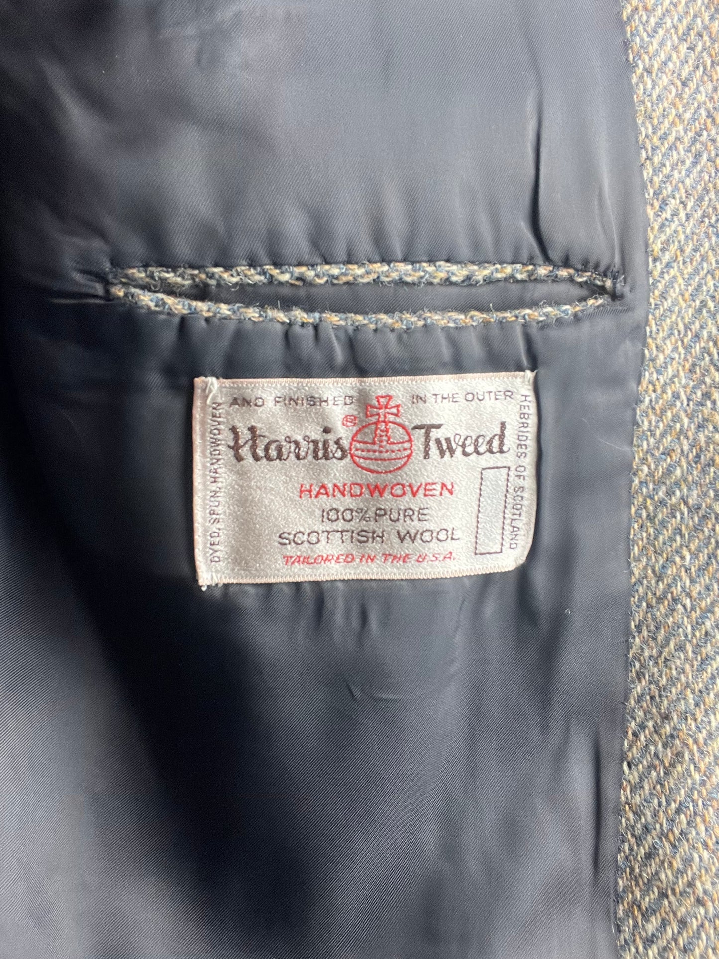 Giacca anni '80 Harris Tweed tg. 48-50