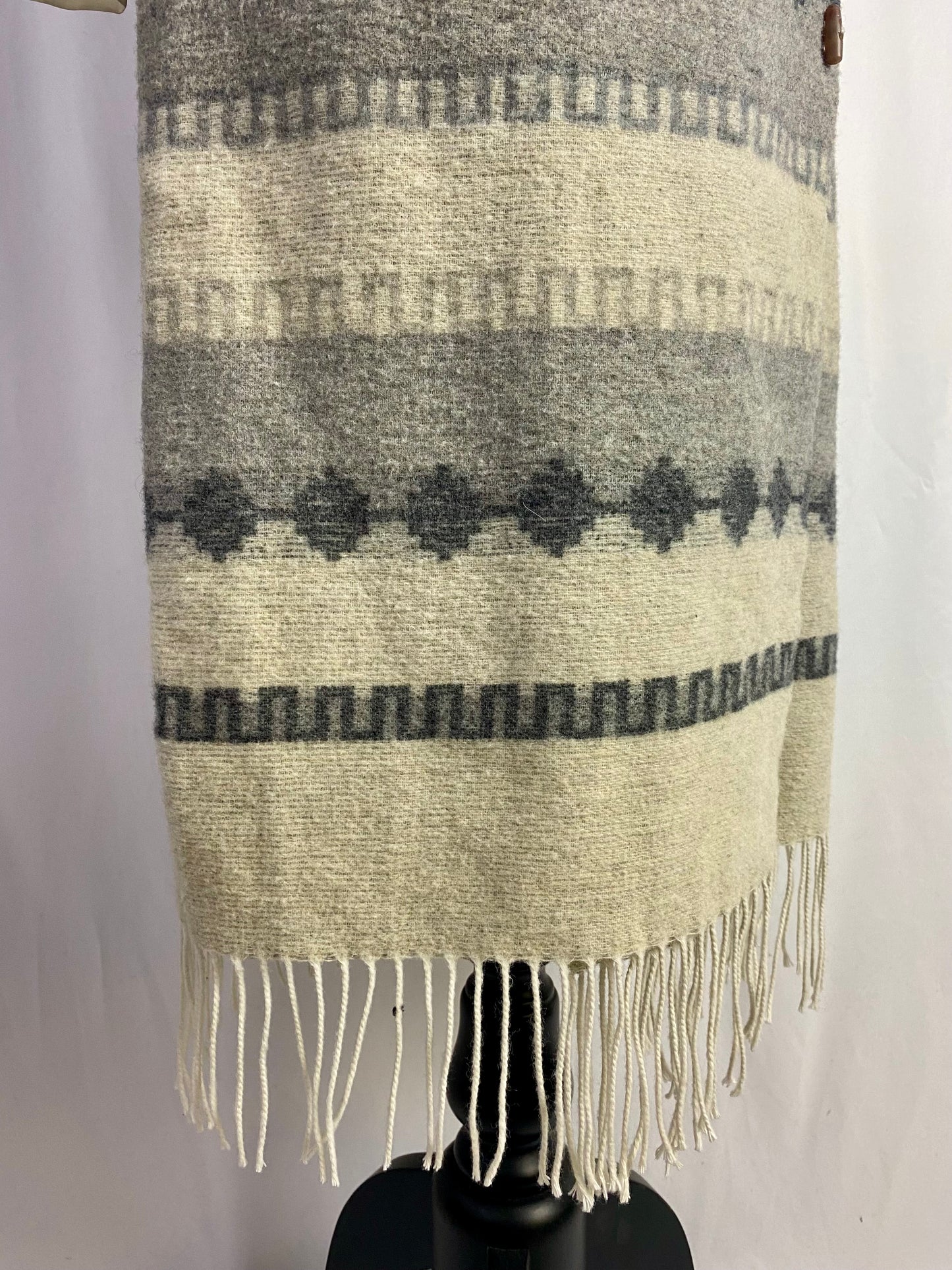 Completo gilet + gonna con frange - TG. 38/40