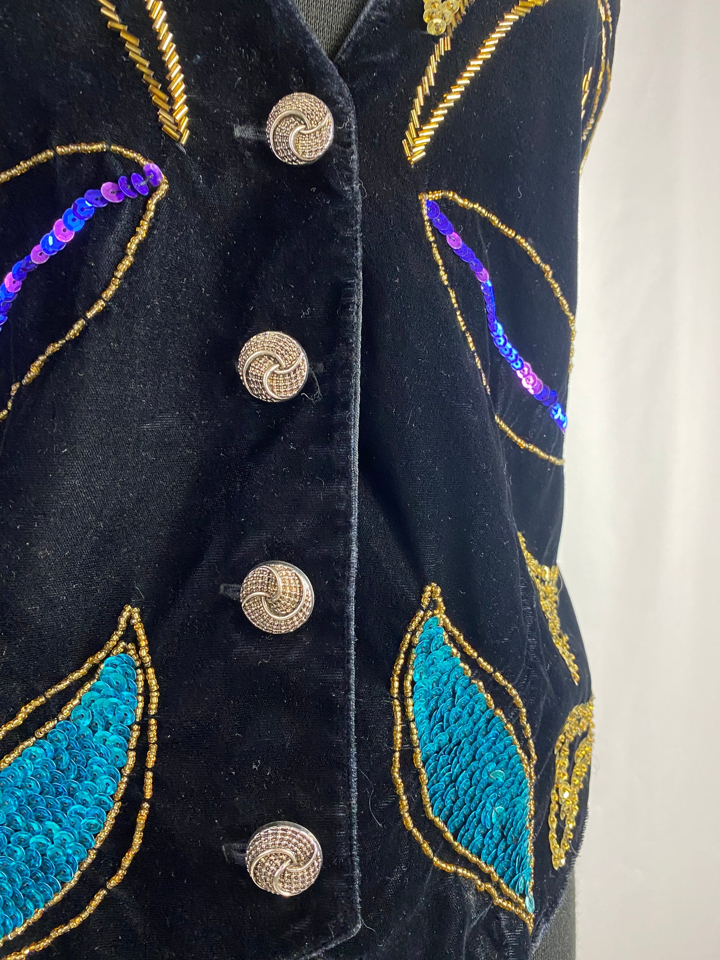 Gilet anni ‘80 paillettes - TG. 40/42