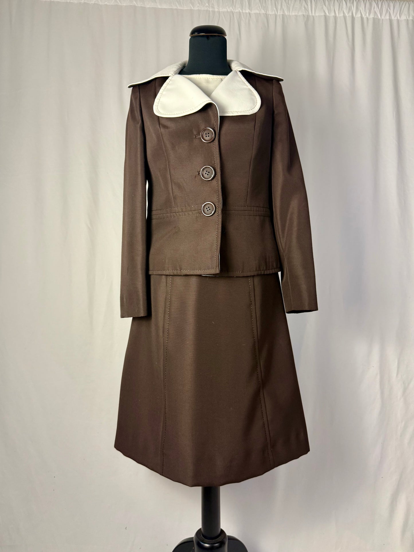 Tailleur anni ’60/‘70 con giacca e abito coordinato - TG. 38