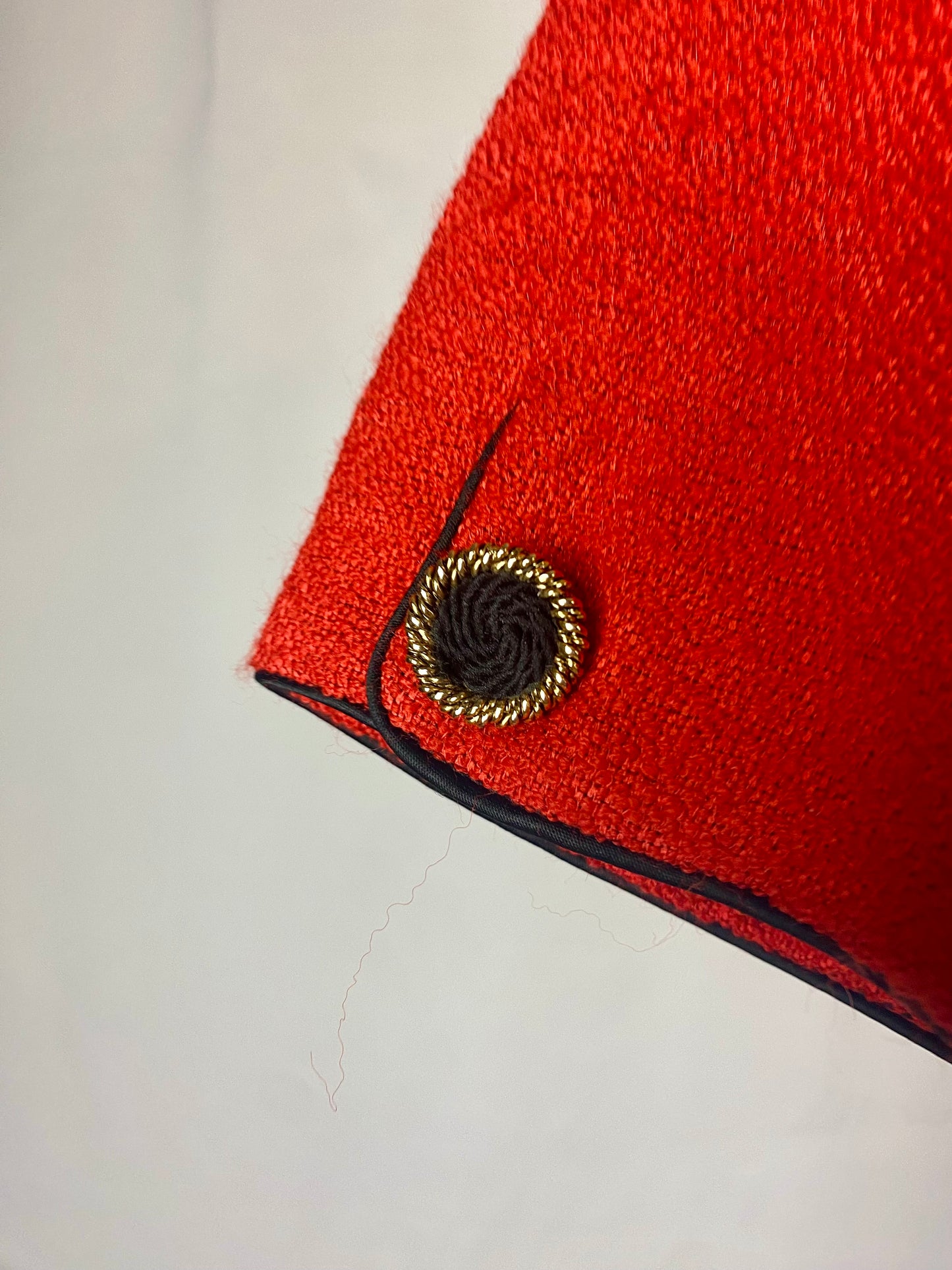 Abito anni ‘80 rosso e nero - TG. 44/46