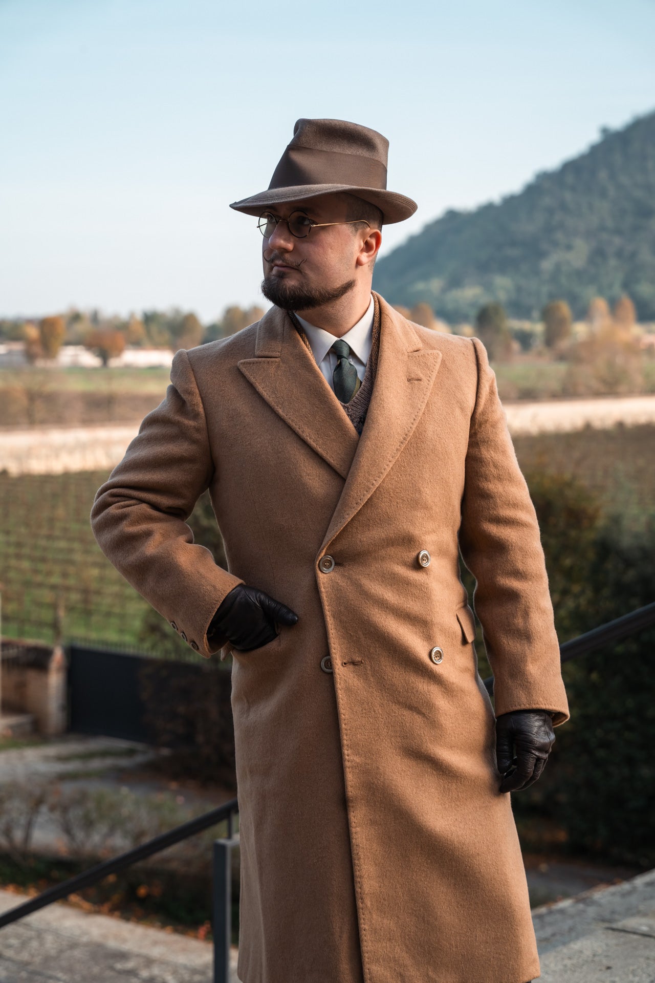 Cappotto doppiopetto anni '60 tg. 46-48