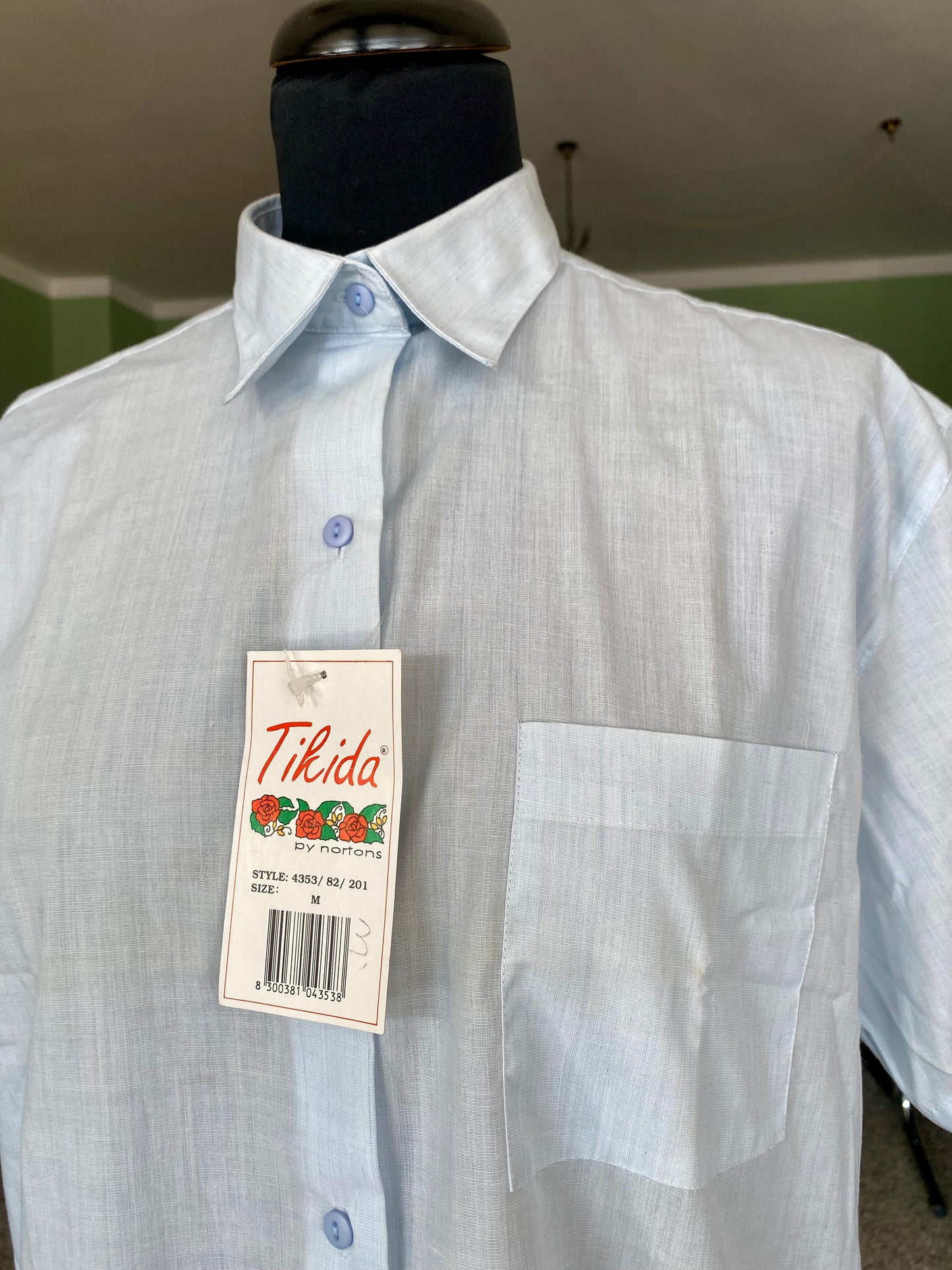 Camicia in cotone nuova fondo di magazzino- TG. 44 circa
