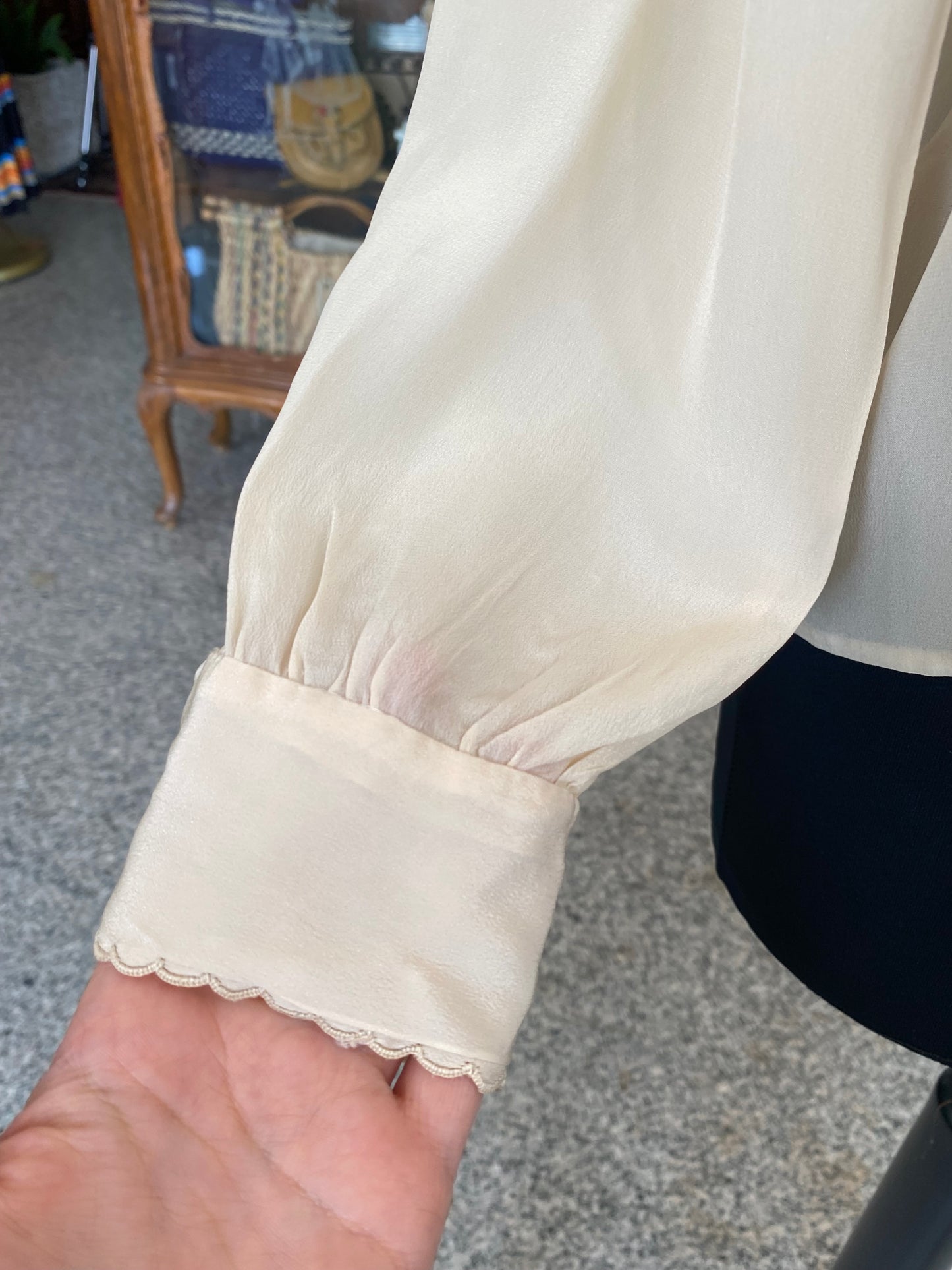 Camicia sartoriale in seta anni ‘50 - TG. 40