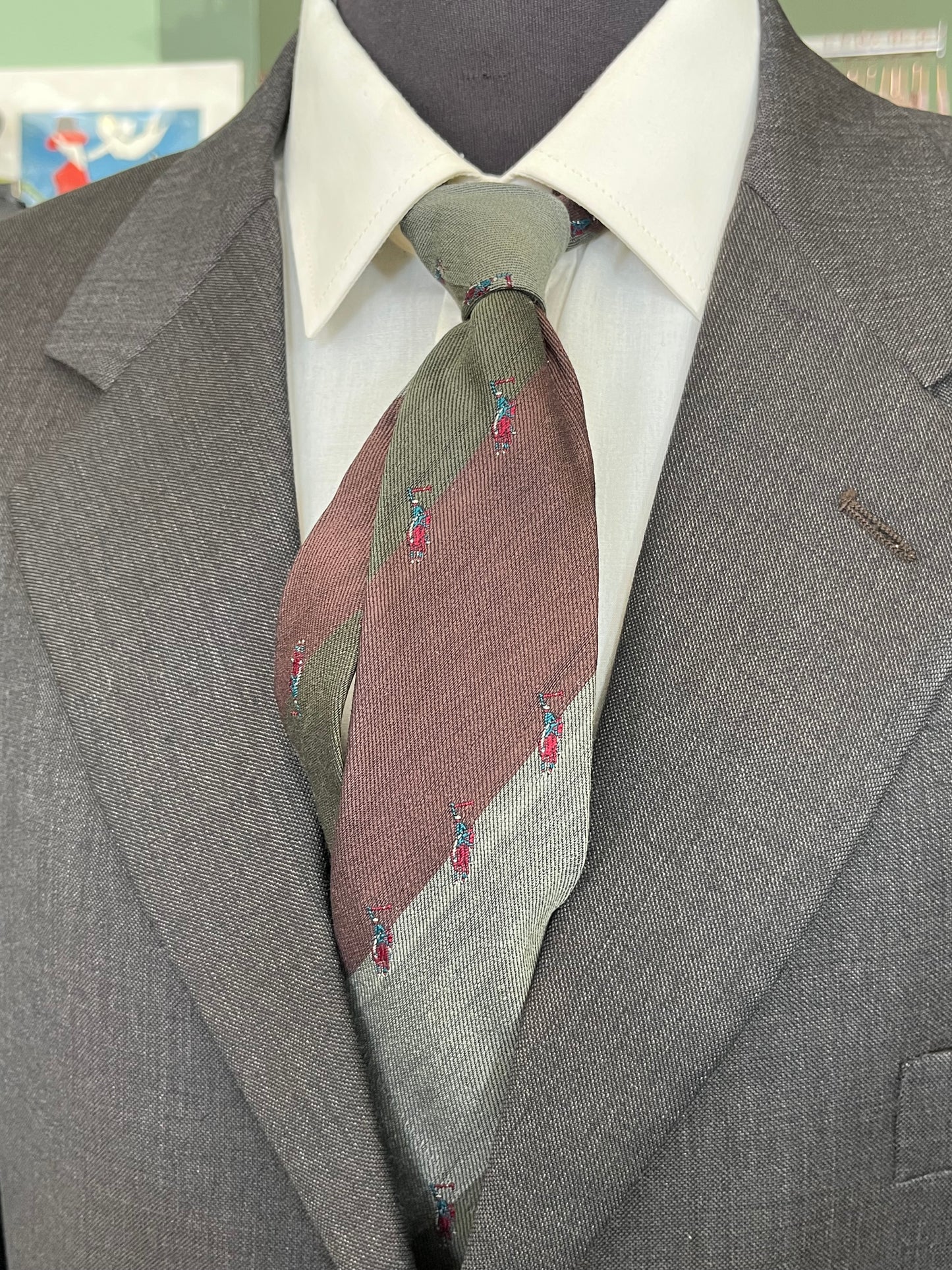 Cravatta anni ‘80 regimental