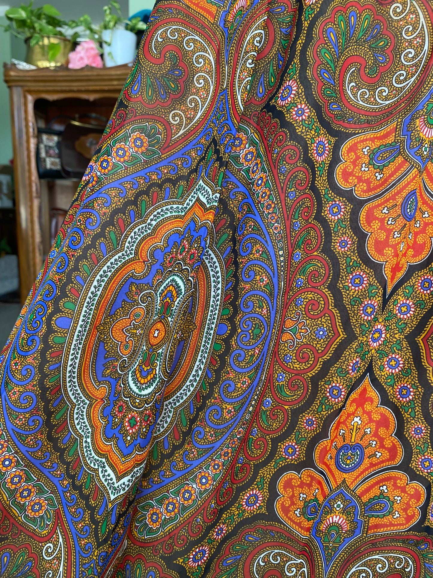 Gonna in seta fantasia Paisley - TG. 38