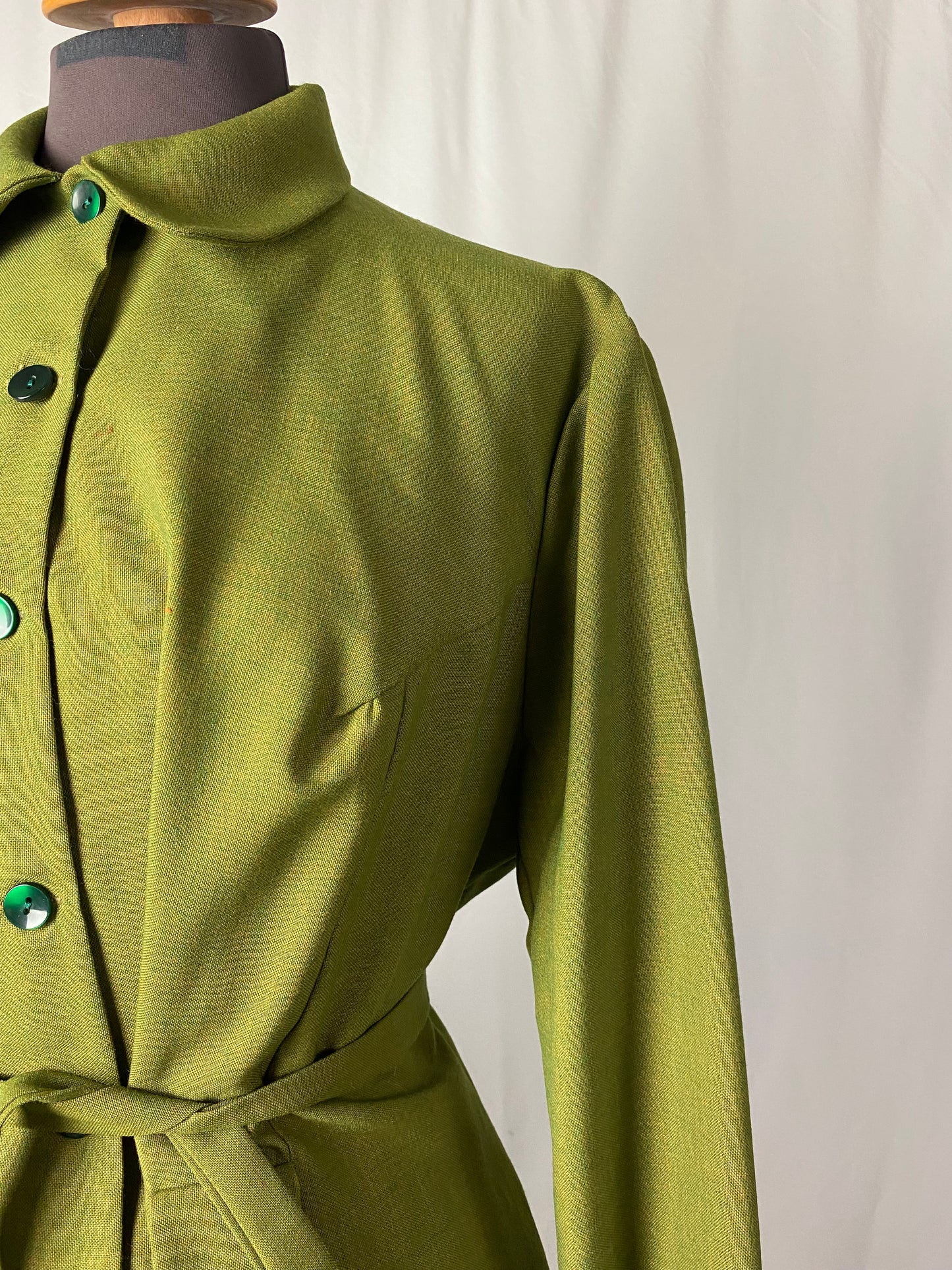 Abito anni ‘70 verde - TG. 46 circa