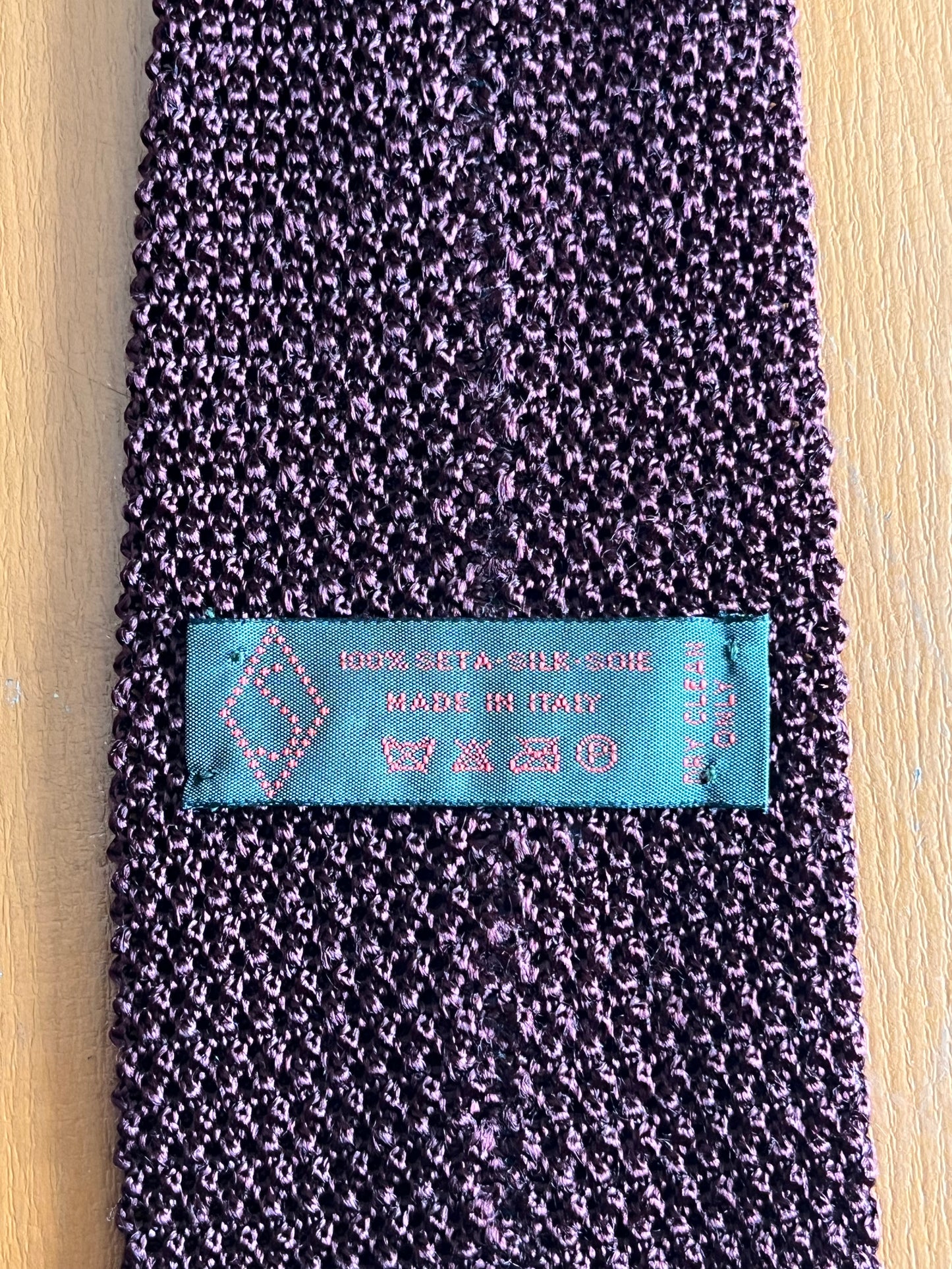 Cravatta anni ‘90 tricot