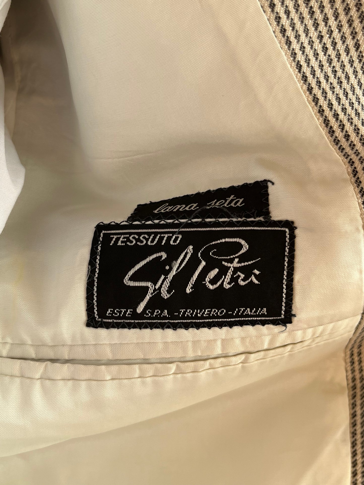 Giacca anni '60 in seta e lana
