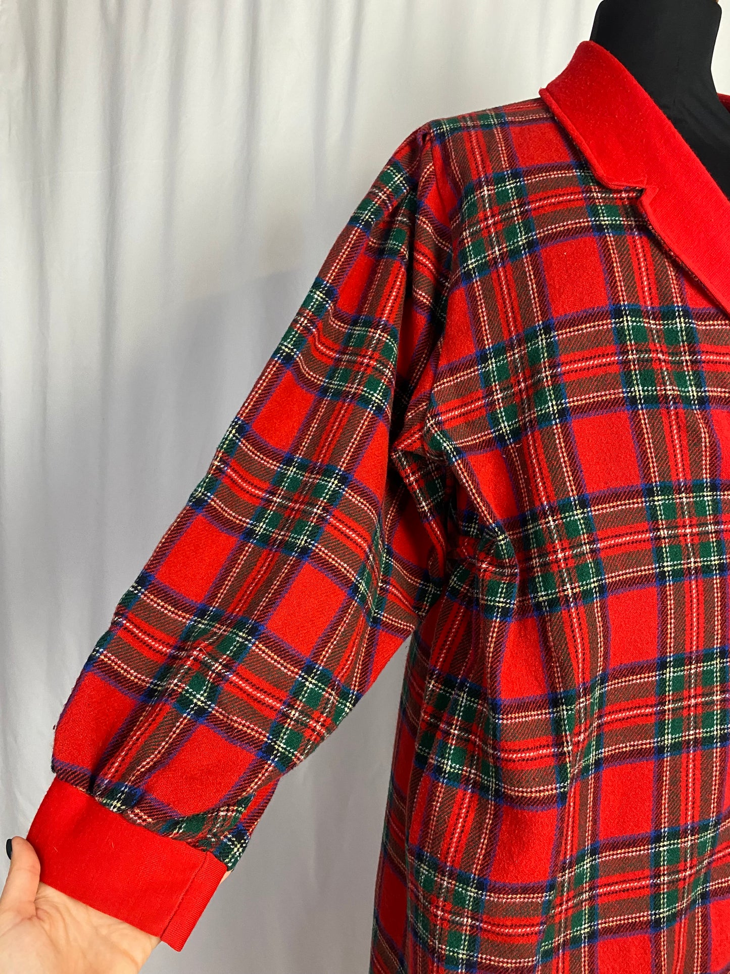 Vestaglia in lana tartan - TG. 48/50/52