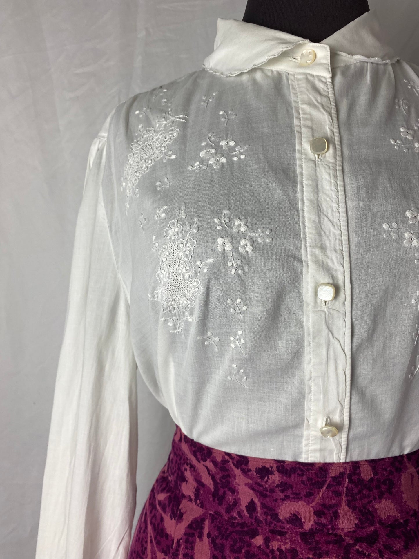 Camicia bianca in cotone - TG. 44