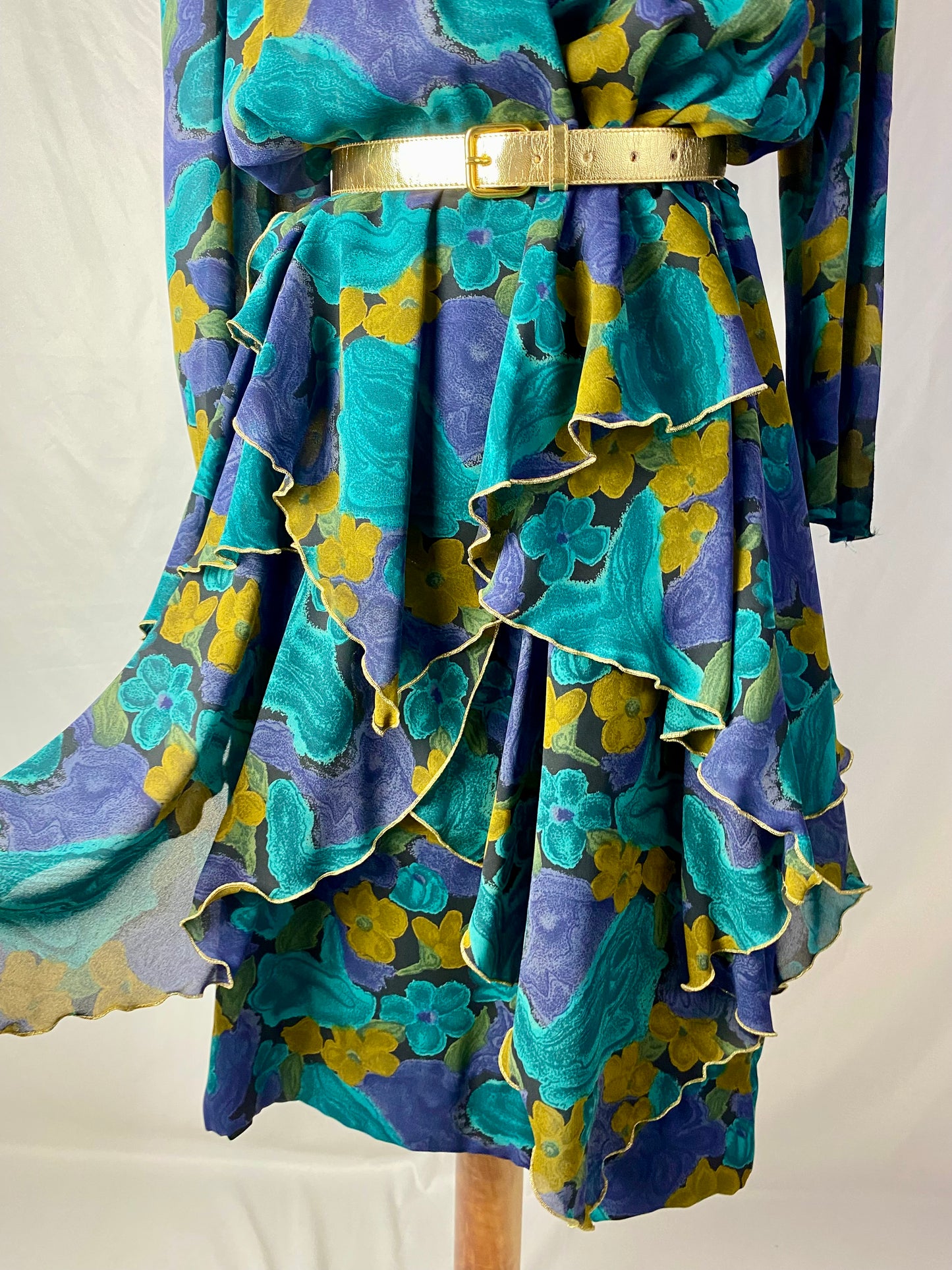 Abito anni ‘80 con balze - TG. 42