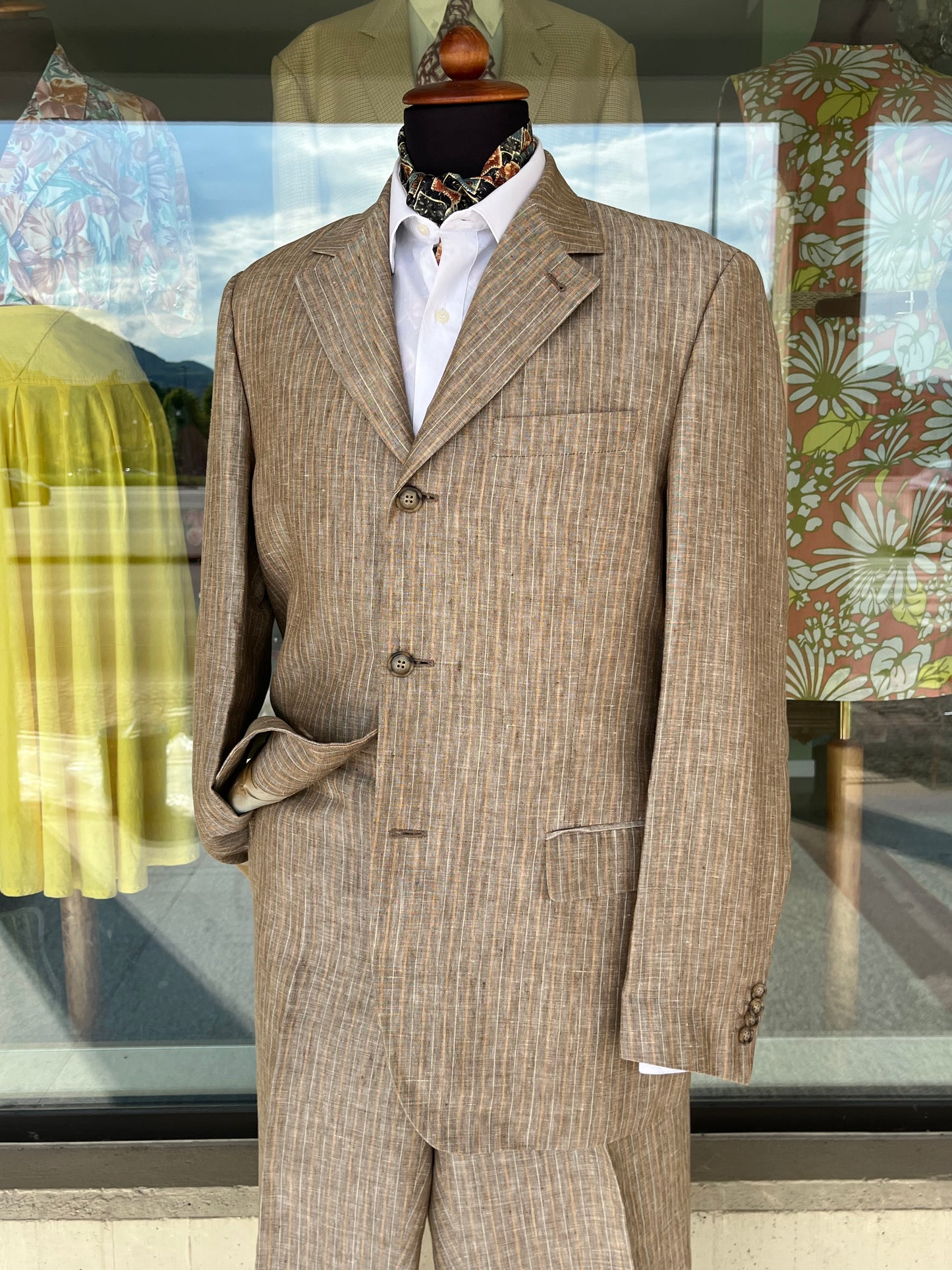 Completo in lino tg. 48-50
