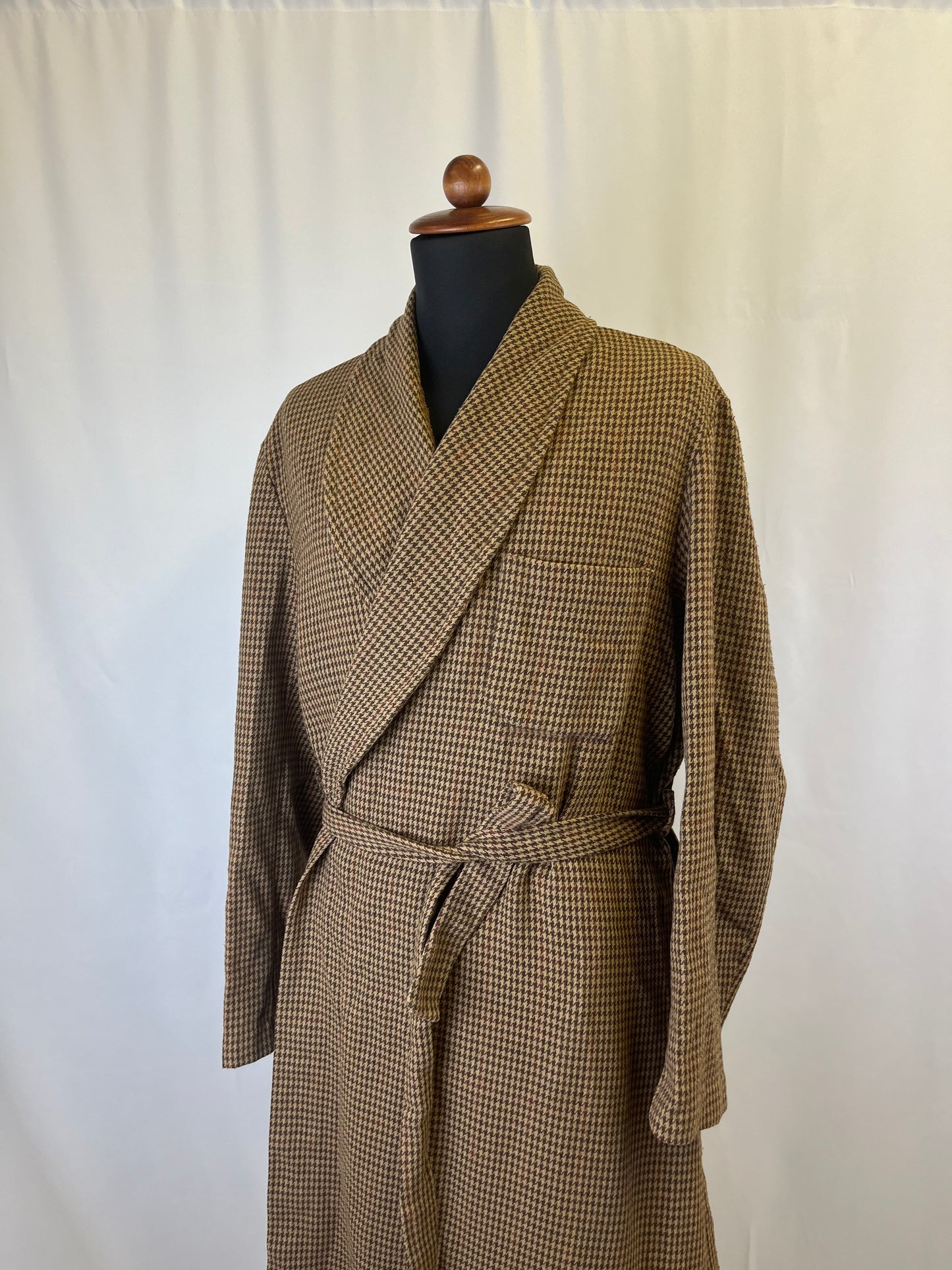 Vestaglia da camera pied-de-poule L-XL