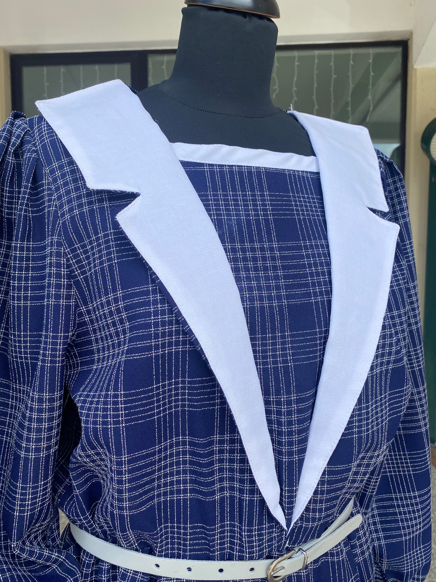 Abito anni ‘80 stile marinaretta - TG. 44 circa