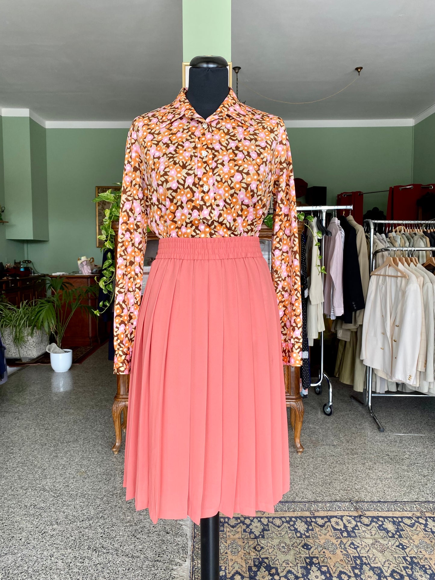 Camicia anni ‘70 floreale - TG. 42/44 circa